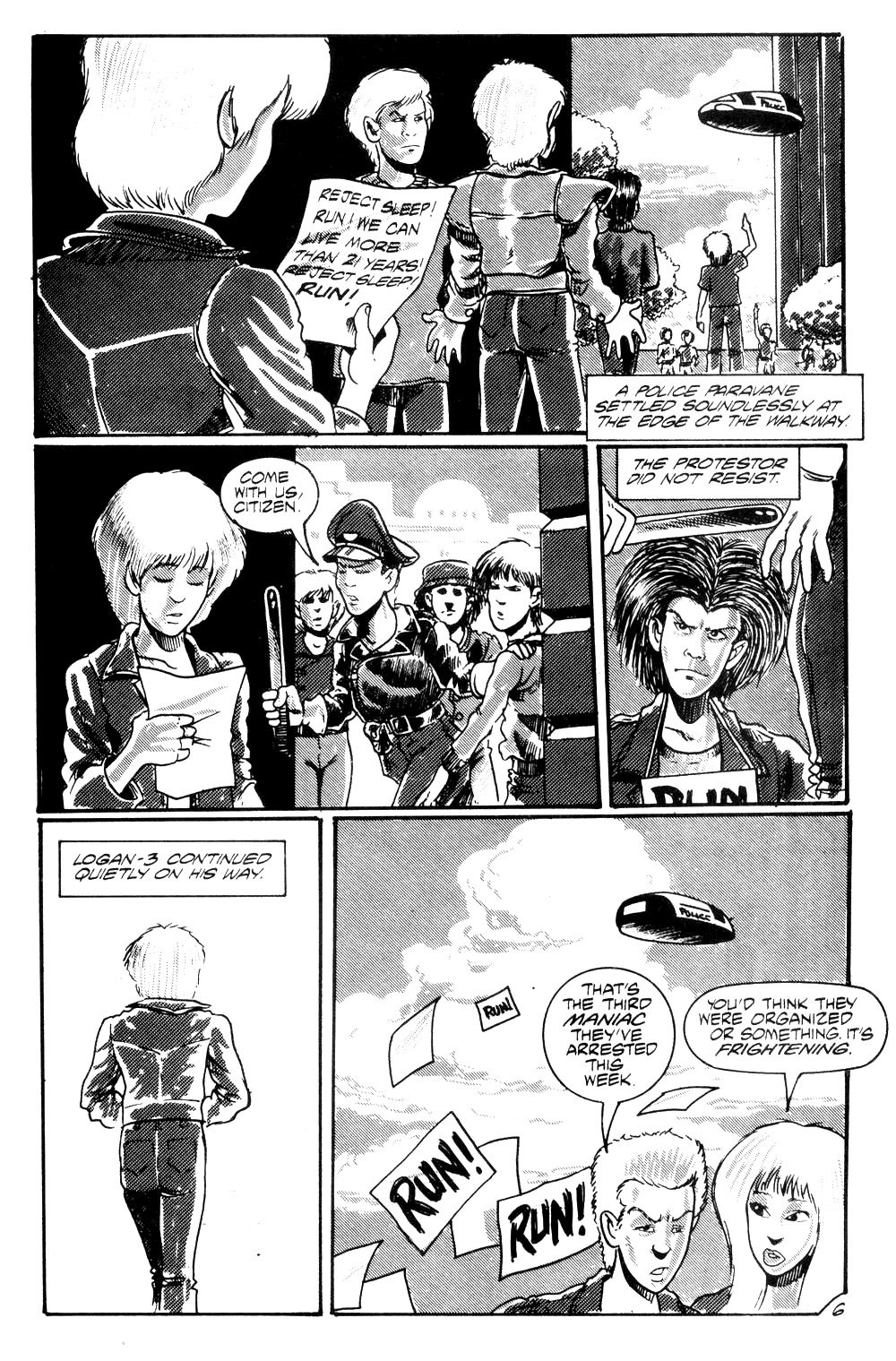 Read online Logan's Run (1990) comic -  Issue #1 - 8