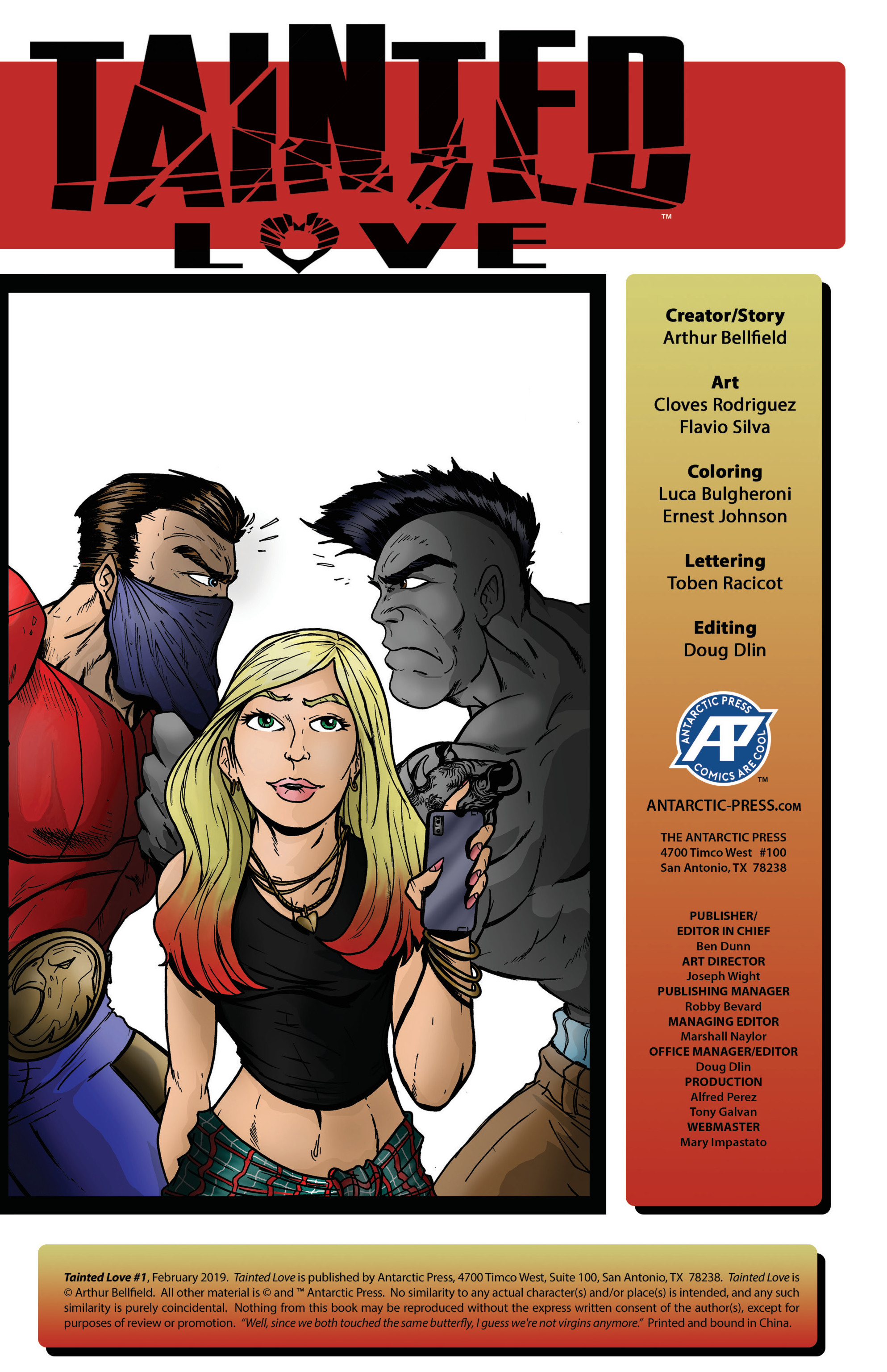 Read online Tainted Love comic -  Issue #1 - 2