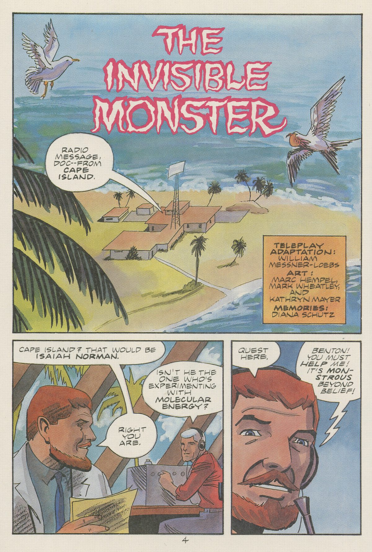 Read online Jonny Quest comic -  Issue #30 - 6