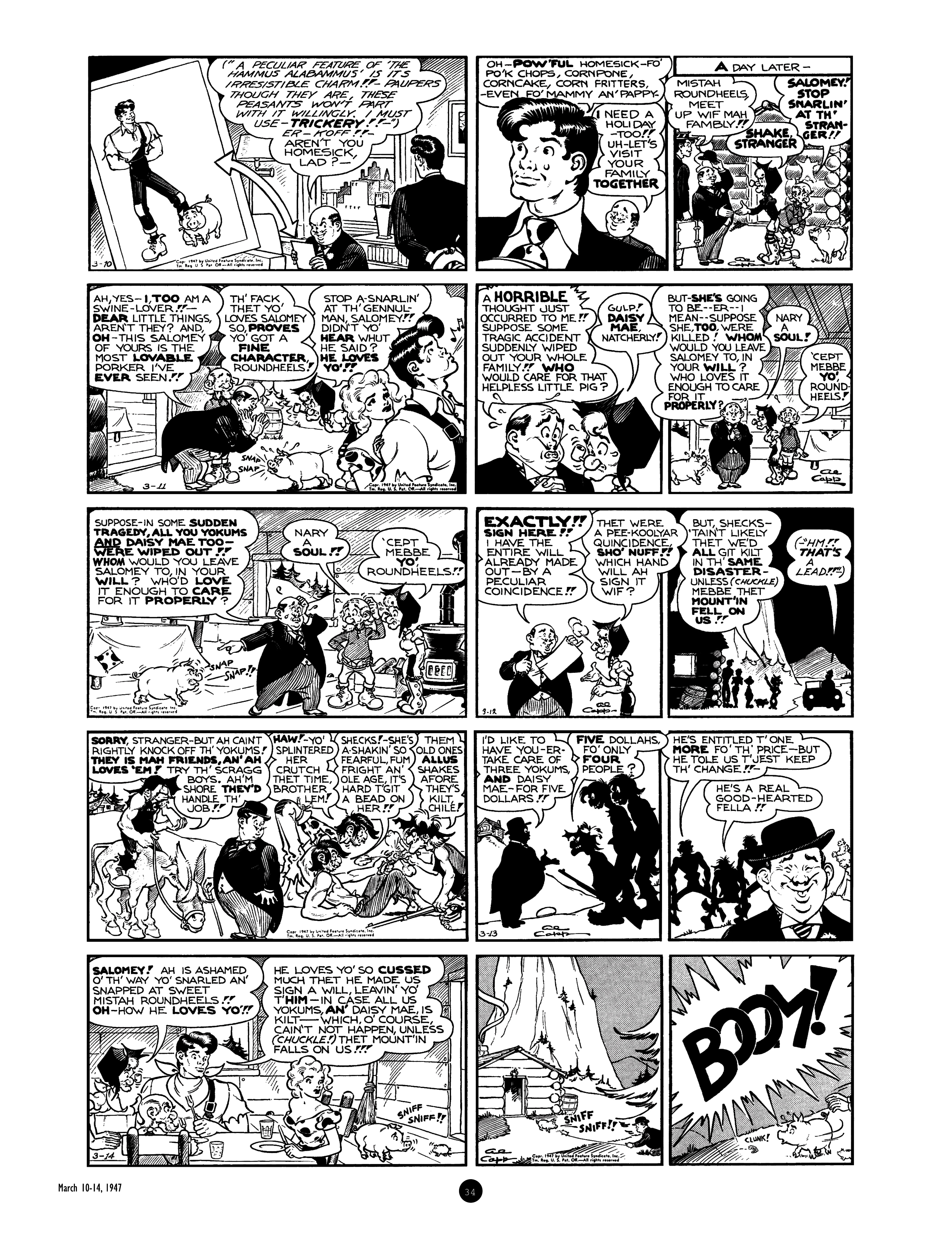 Read online Al Capp's Li'l Abner Complete Daily & Color Sunday Comics comic -  Issue # TPB 7 (Part 1) - 34