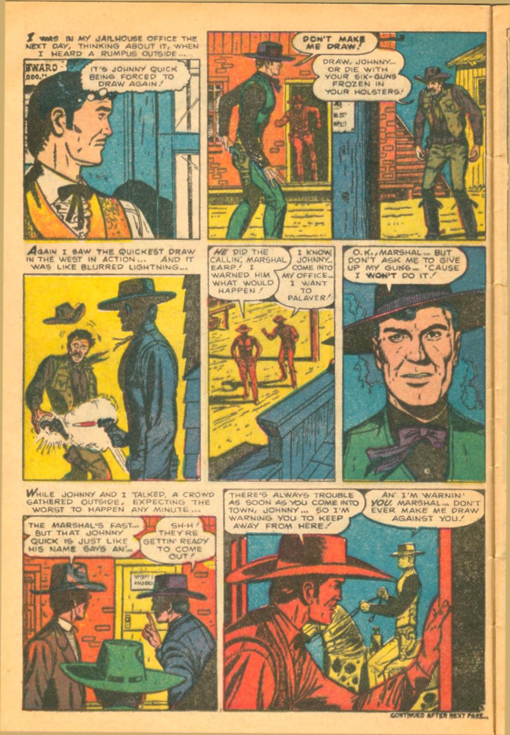 Read online Wyatt Earp comic -  Issue #11 - 12