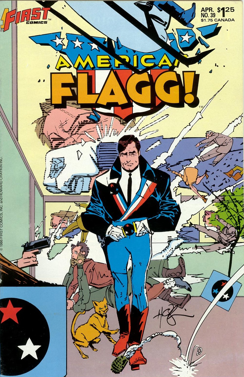 Read online American Flagg! comic -  Issue #39 - 1