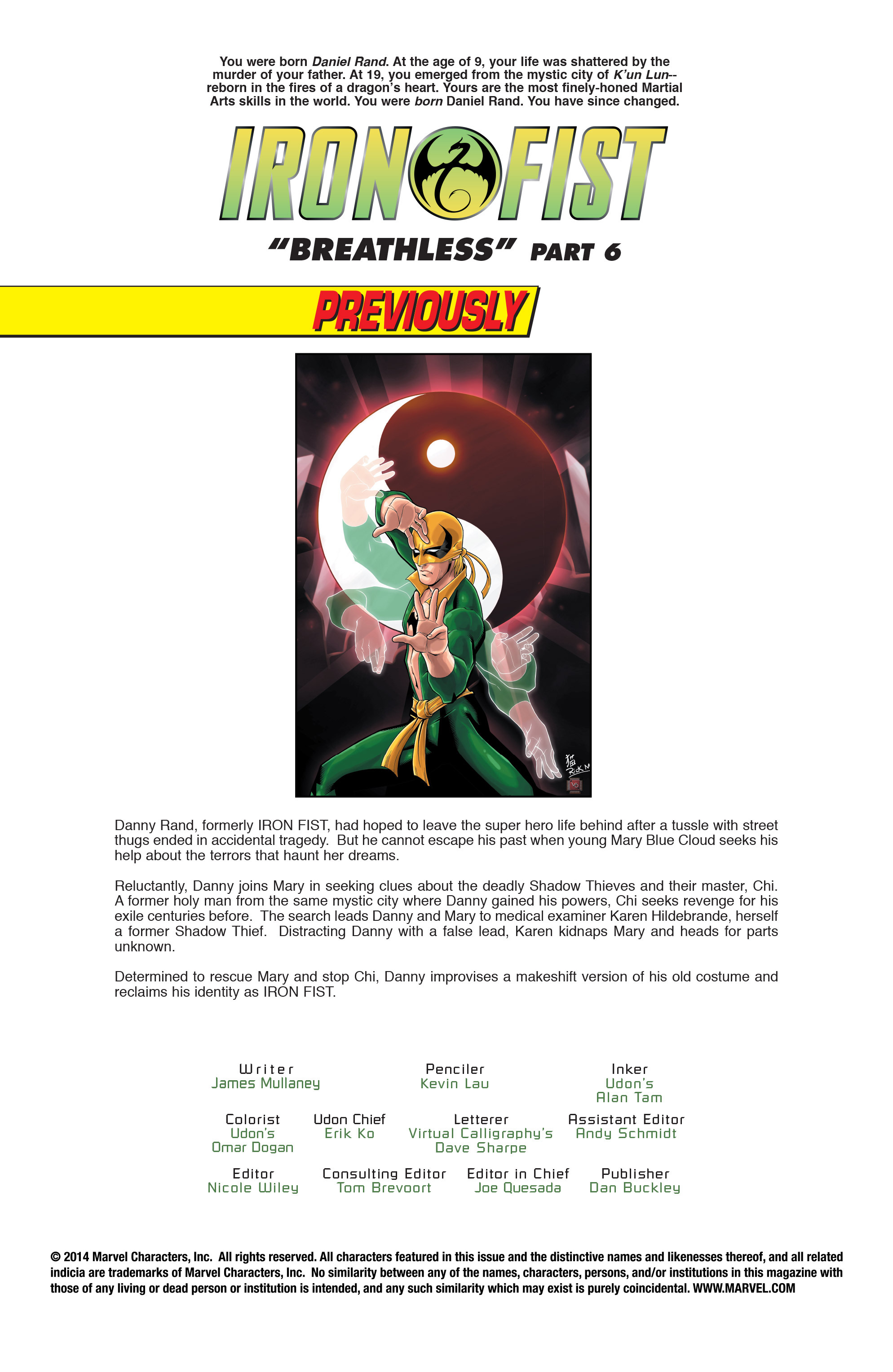 Read online Iron Fist (2004) comic -  Issue #6 - 2