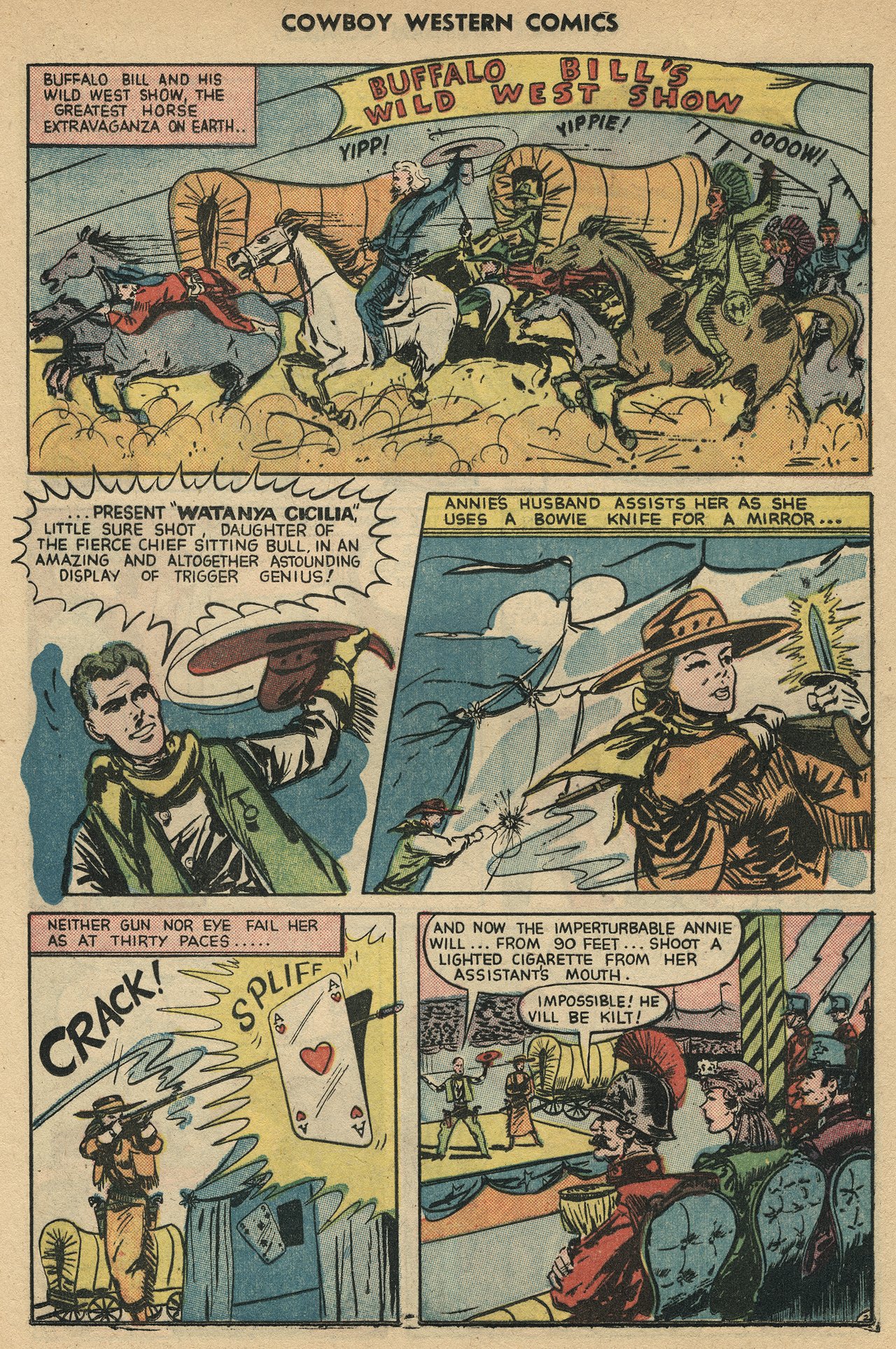 Read online Cowboy Western Comics (1948) comic -  Issue #34 - 13