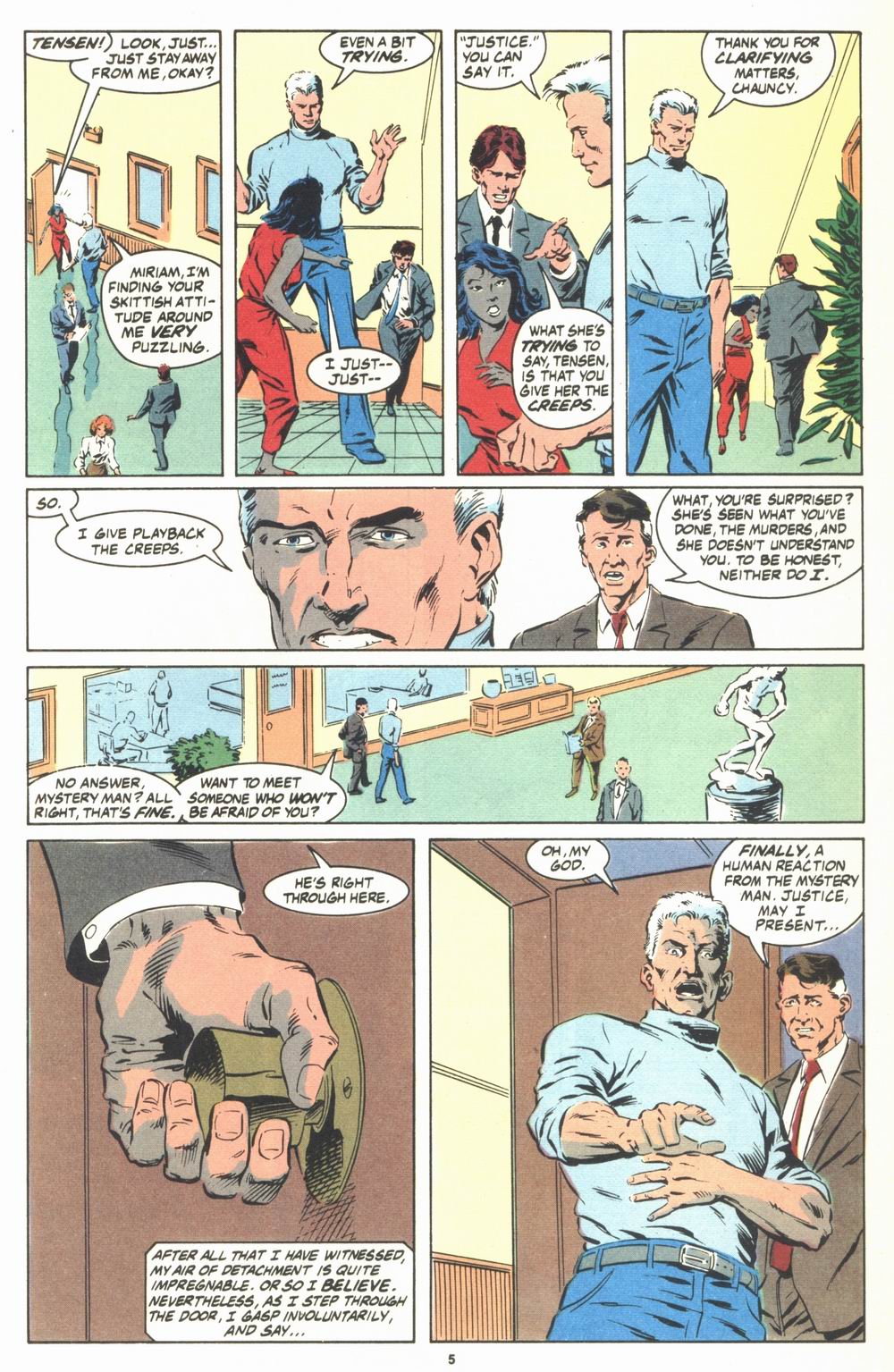 Read online Justice (1986) comic -  Issue #23 - 7