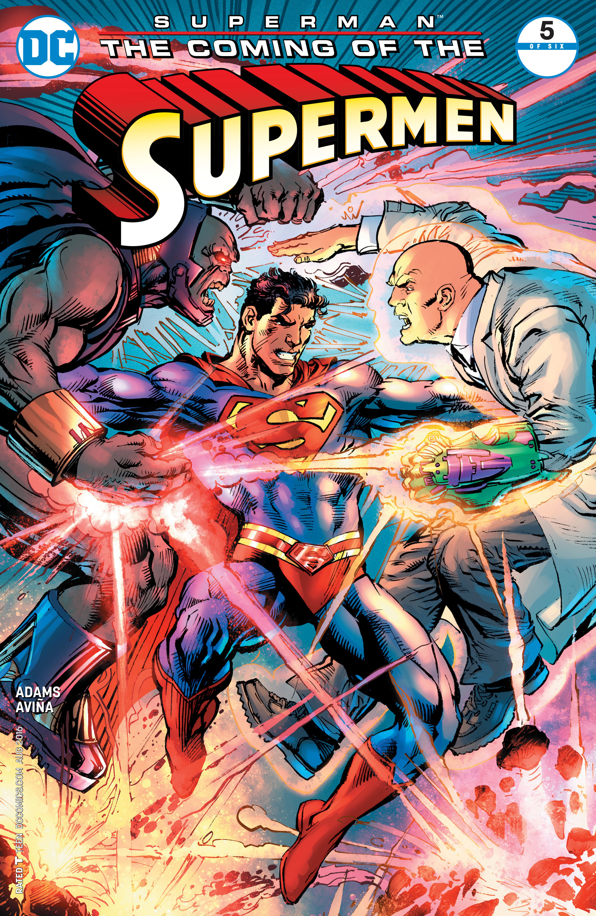 Read online Superman: The Coming of the Supermen comic -  Issue #5 - 1