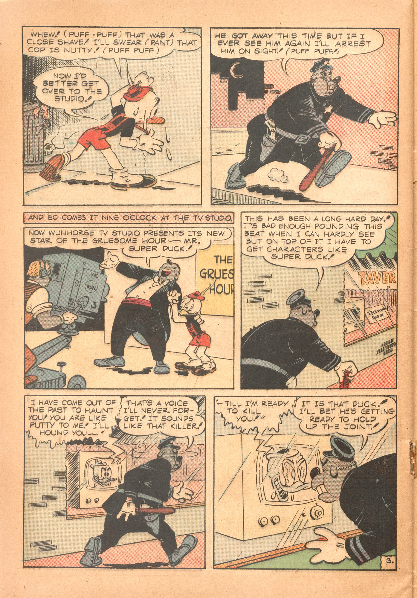 Read online Super Duck Comics comic -  Issue #39 - 44