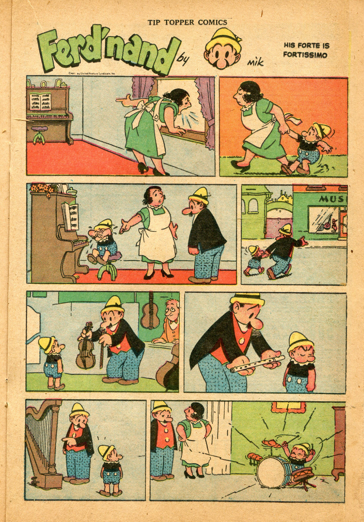 Read online Tip Topper Comics comic -  Issue #8 - 17
