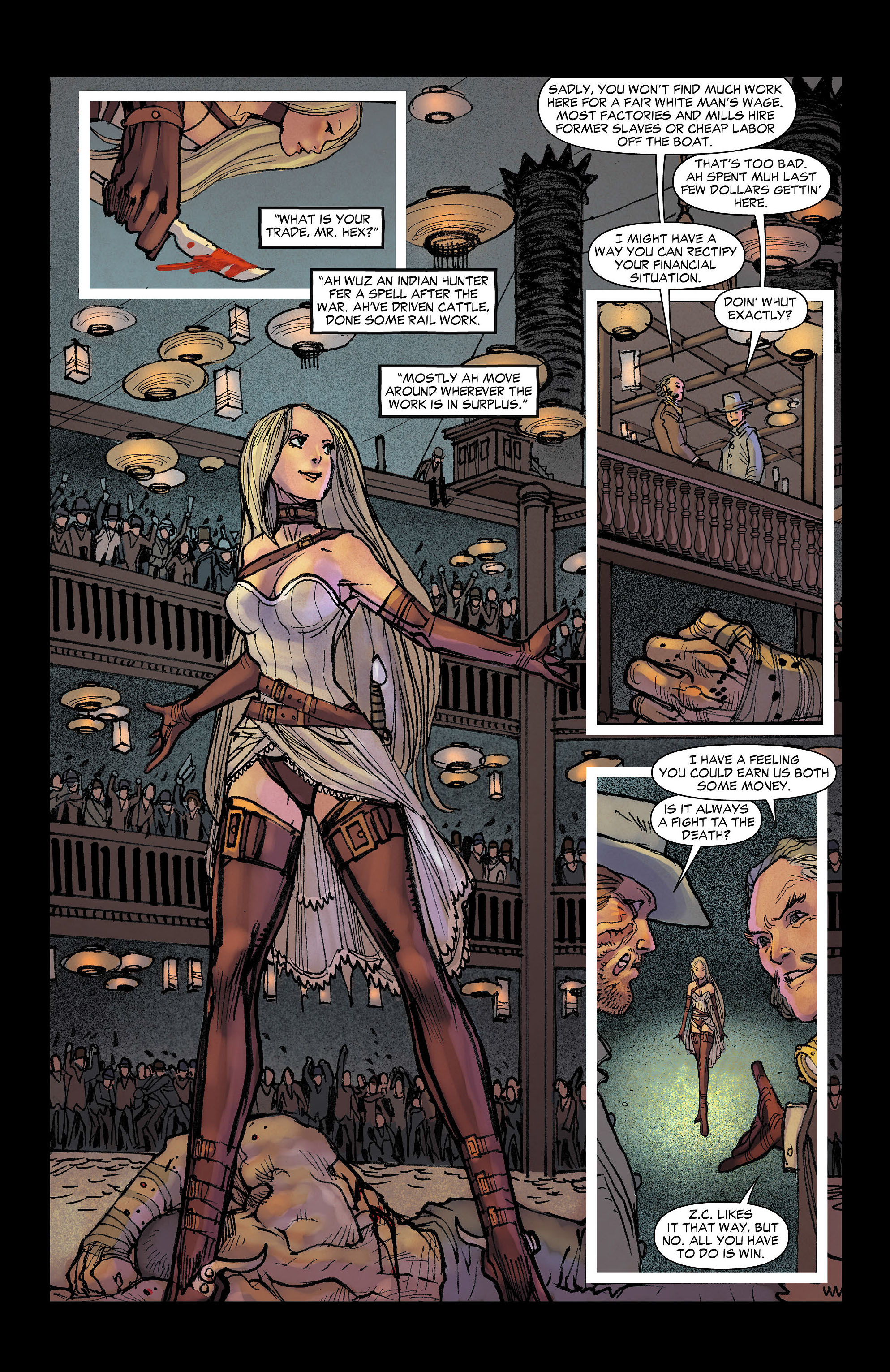 Read online All-Star Western (2011) comic -  Issue #7 - 15
