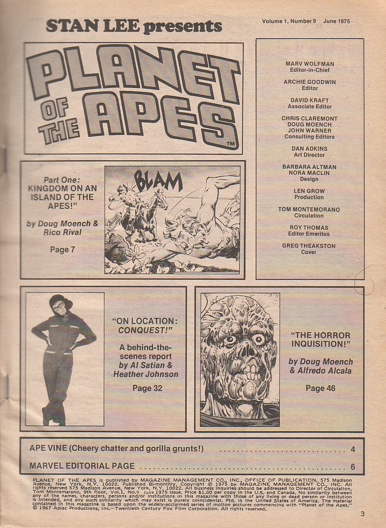 Read online Planet of the Apes comic -  Issue #9 - 3
