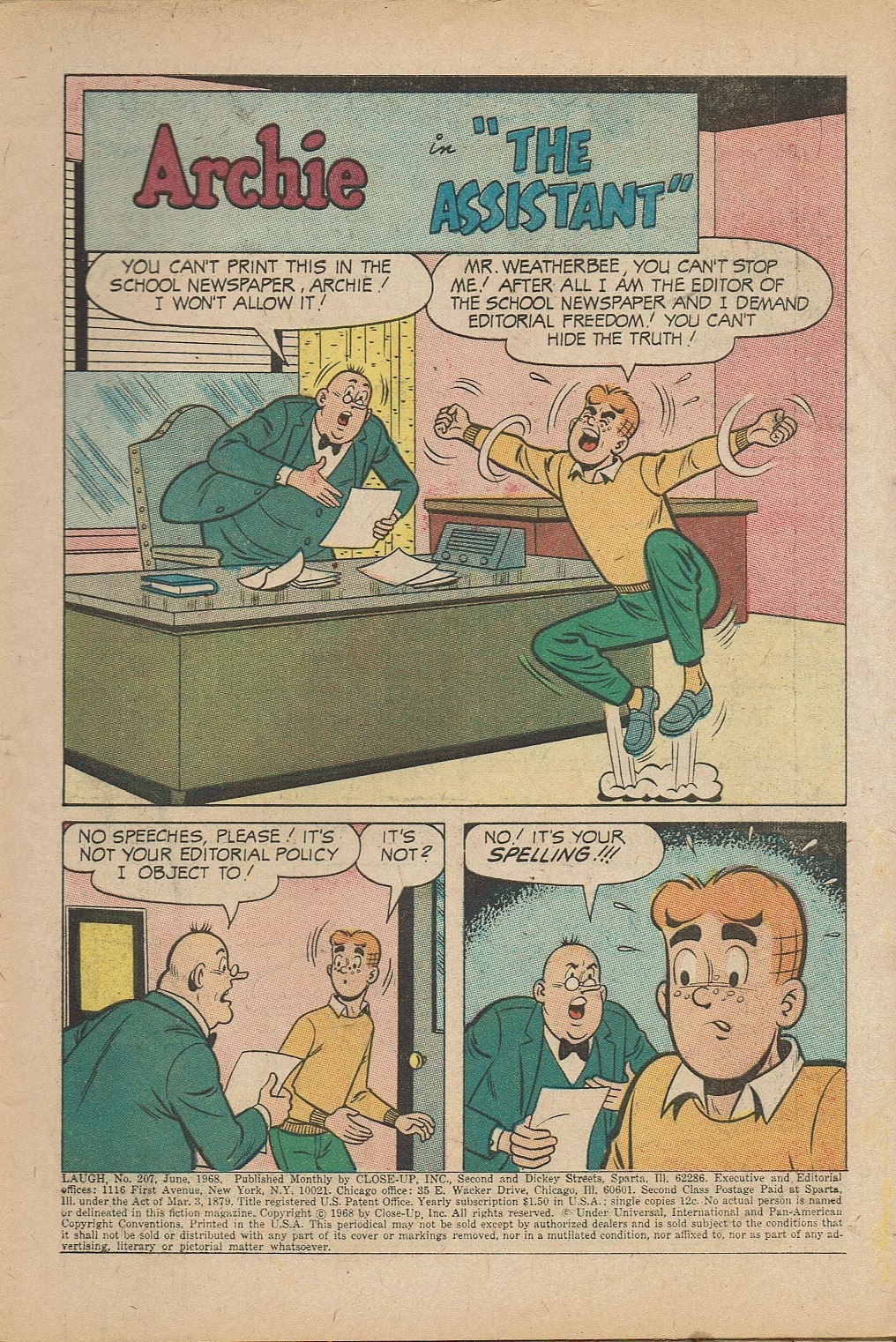 Read online Laugh (Comics) comic -  Issue #207 - 3