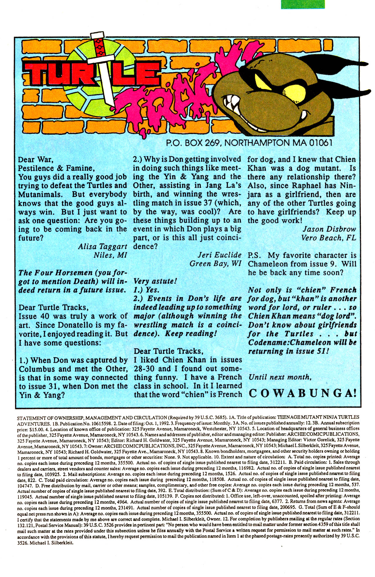 Read online Teenage Mutant Ninja Turtles Adventures (1989) comic -  Issue #43 - 33