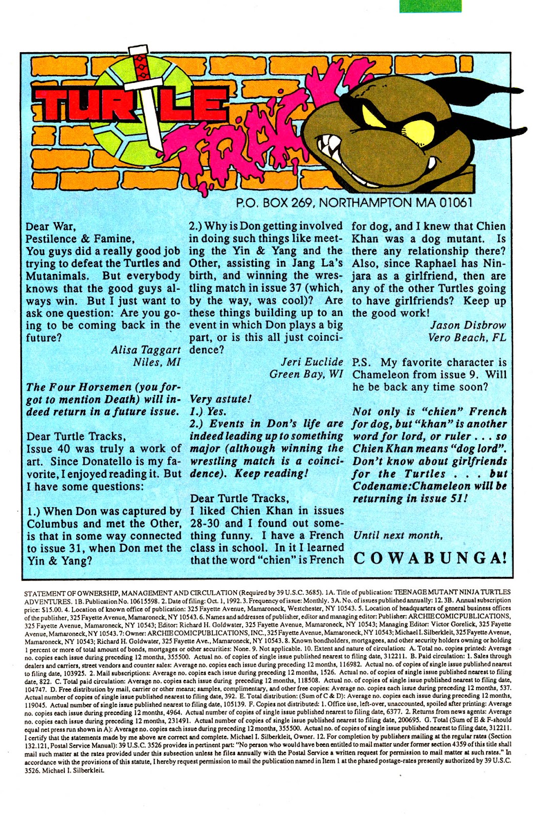 Teenage Mutant Ninja Turtles Adventures (1989) issue 43 - Page 33