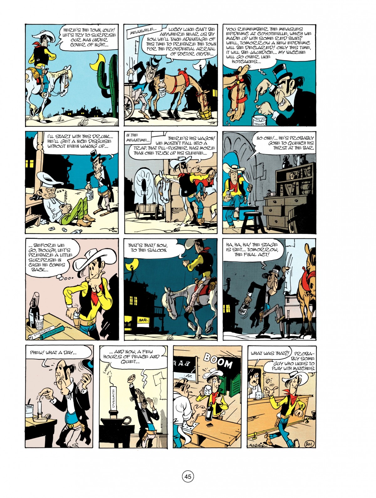Read online A Lucky Luke Adventure comic -  Issue #38 - 45