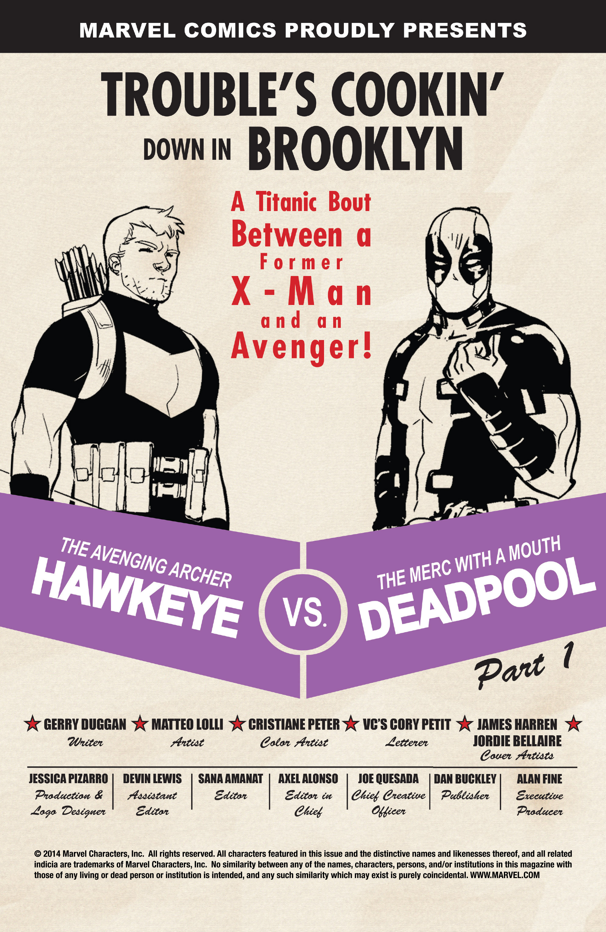 Read online Hawkeye vs. Deadpool comic -  Issue #0 - 2