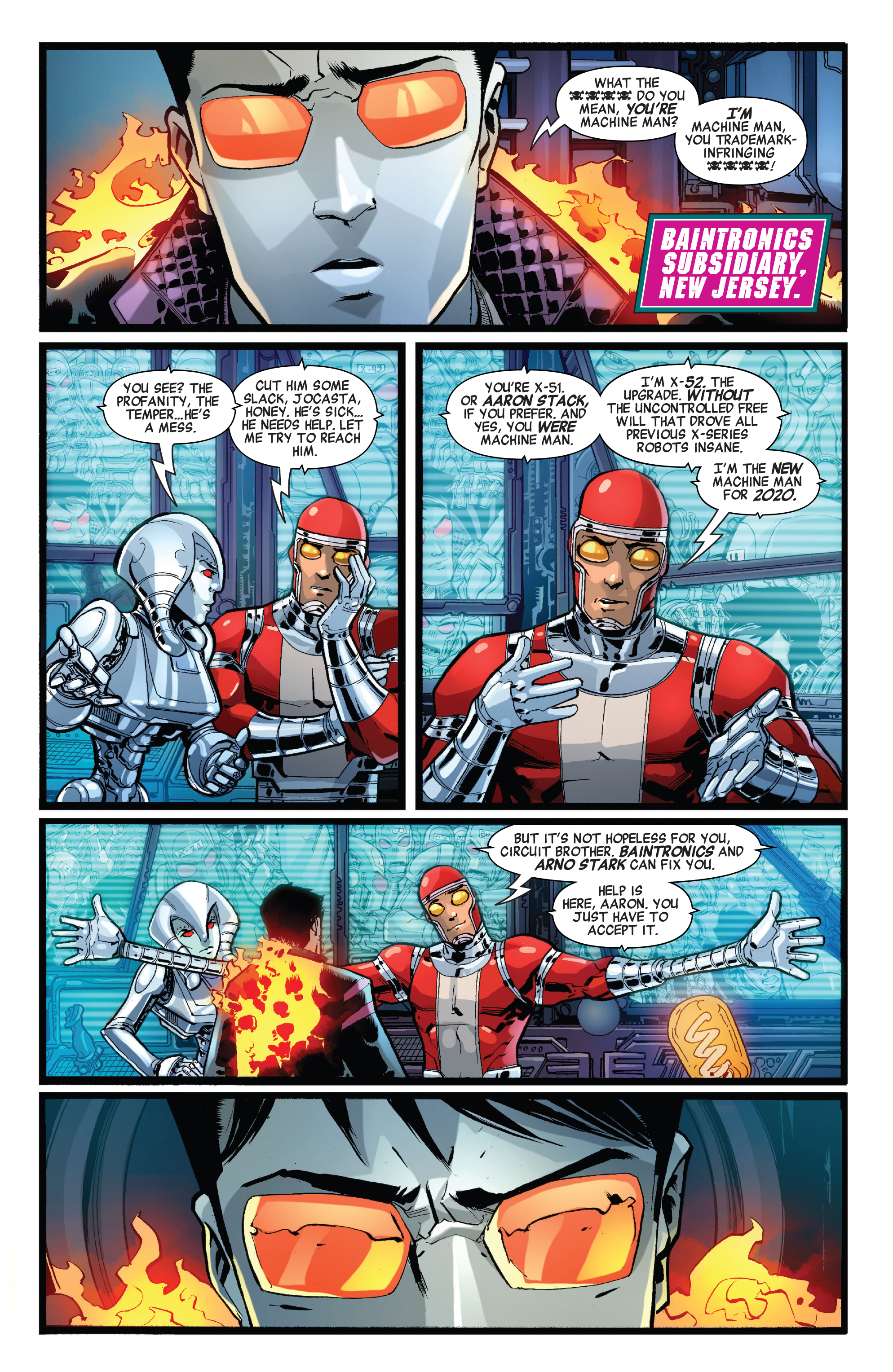 Read online 2020 Machine Man comic -  Issue #2 - 3