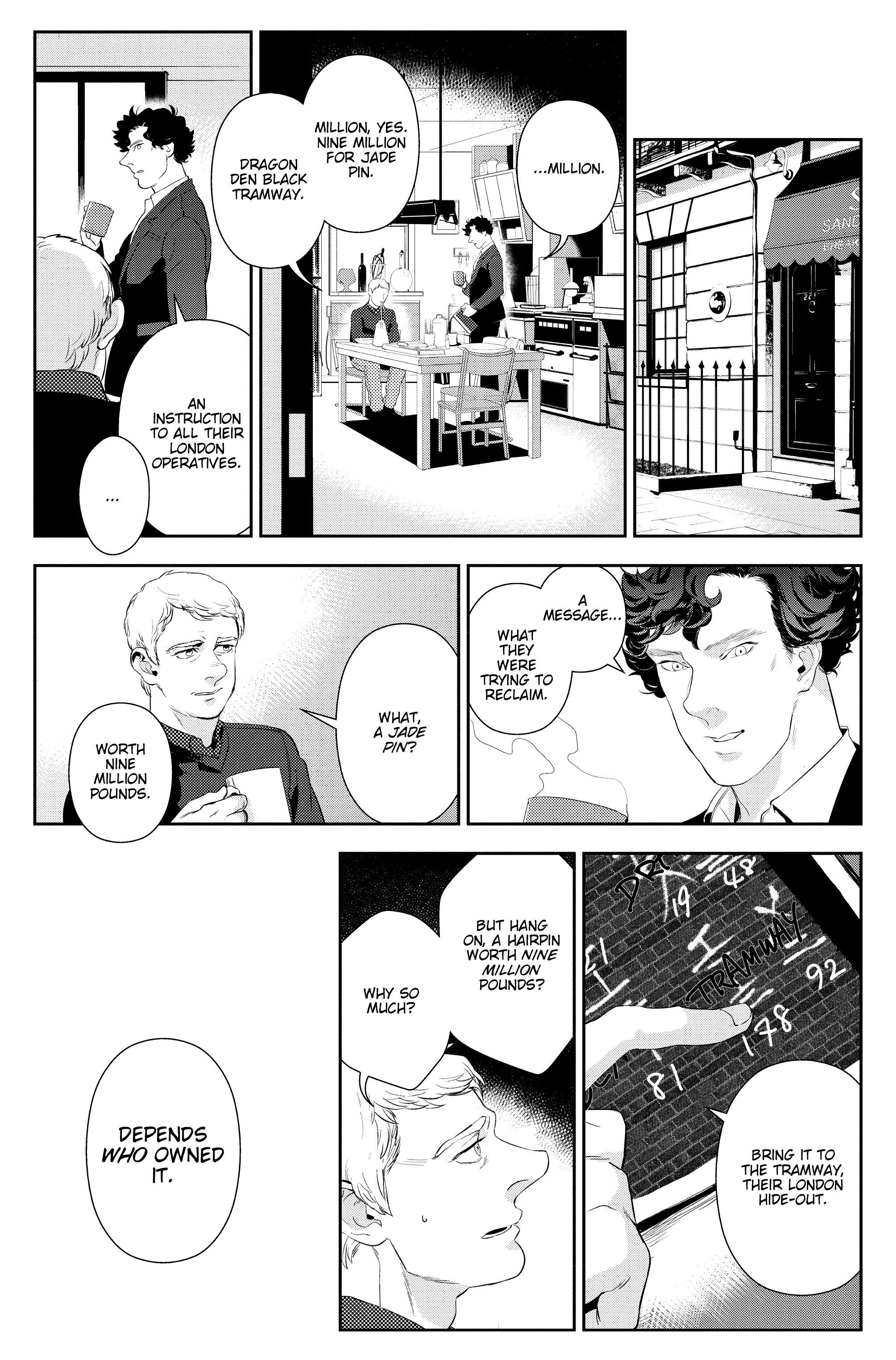 Read online Sherlock: The Blind Banker comic -  Issue #6 - 17
