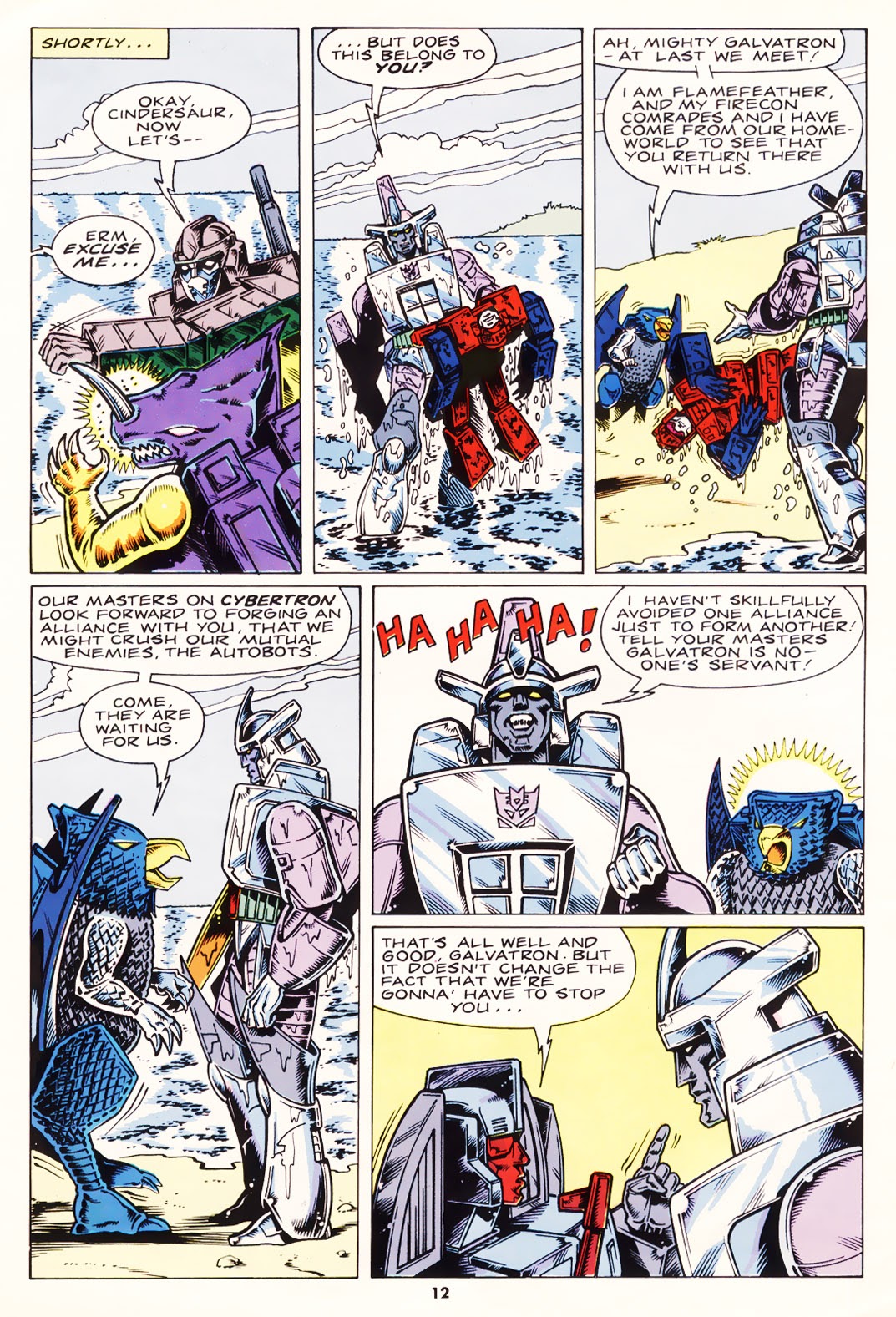 Read online The Transformers (UK) comic -  Issue #153 - 12