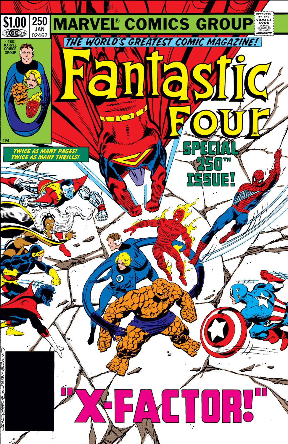 Read online Fantastic Four (1961) comic -  Issue #250 - 1