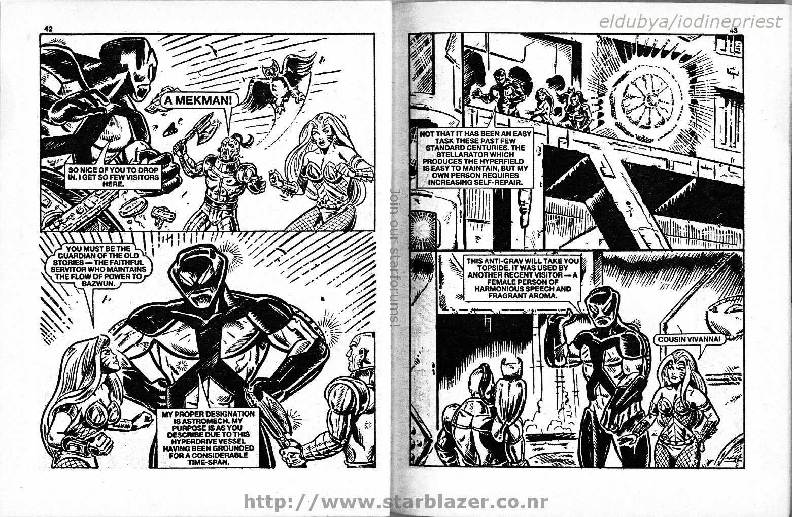 Read online Starblazer comic -  Issue #253 - 23