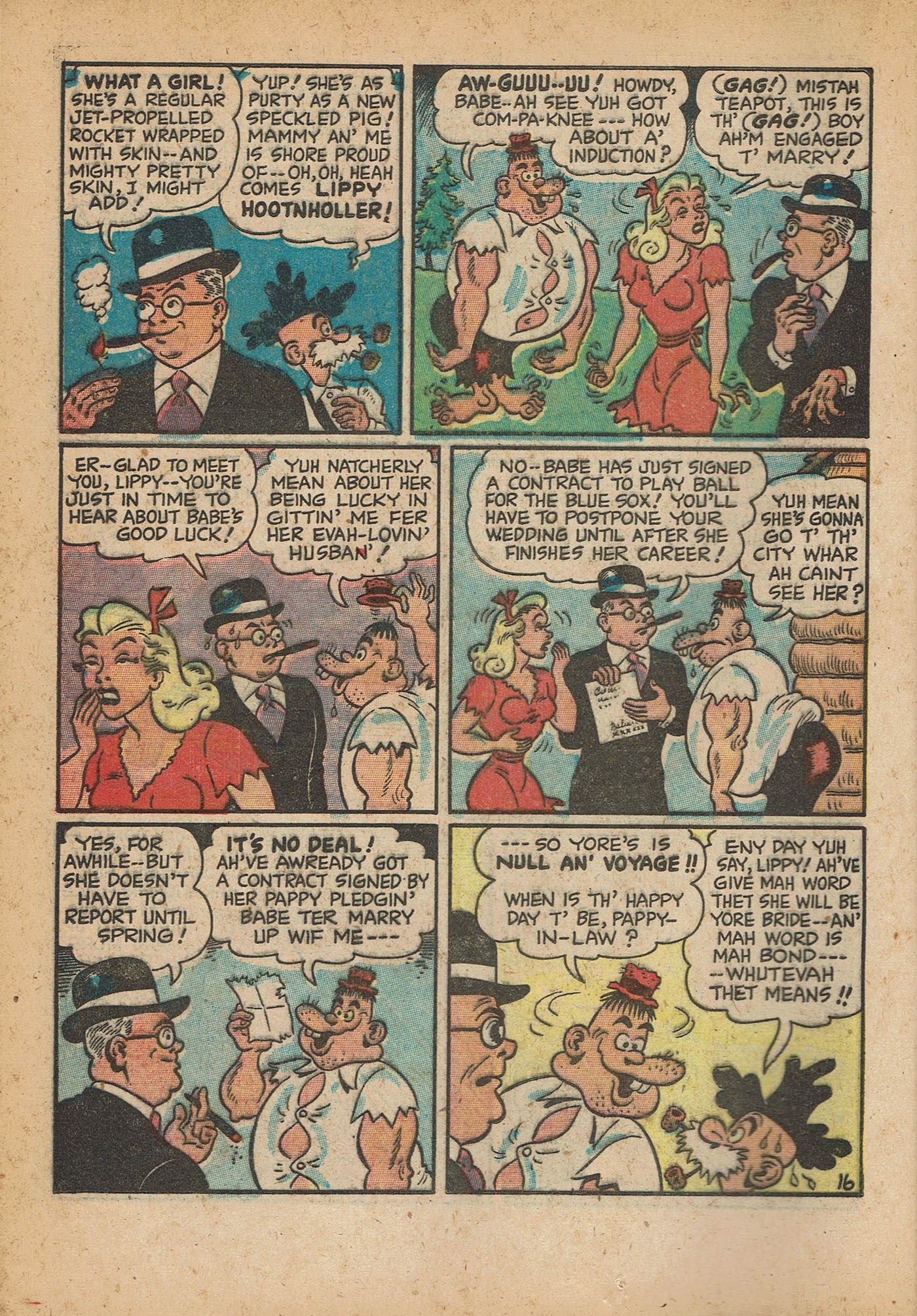 Read online Babe (1948) comic -  Issue #1 - 18