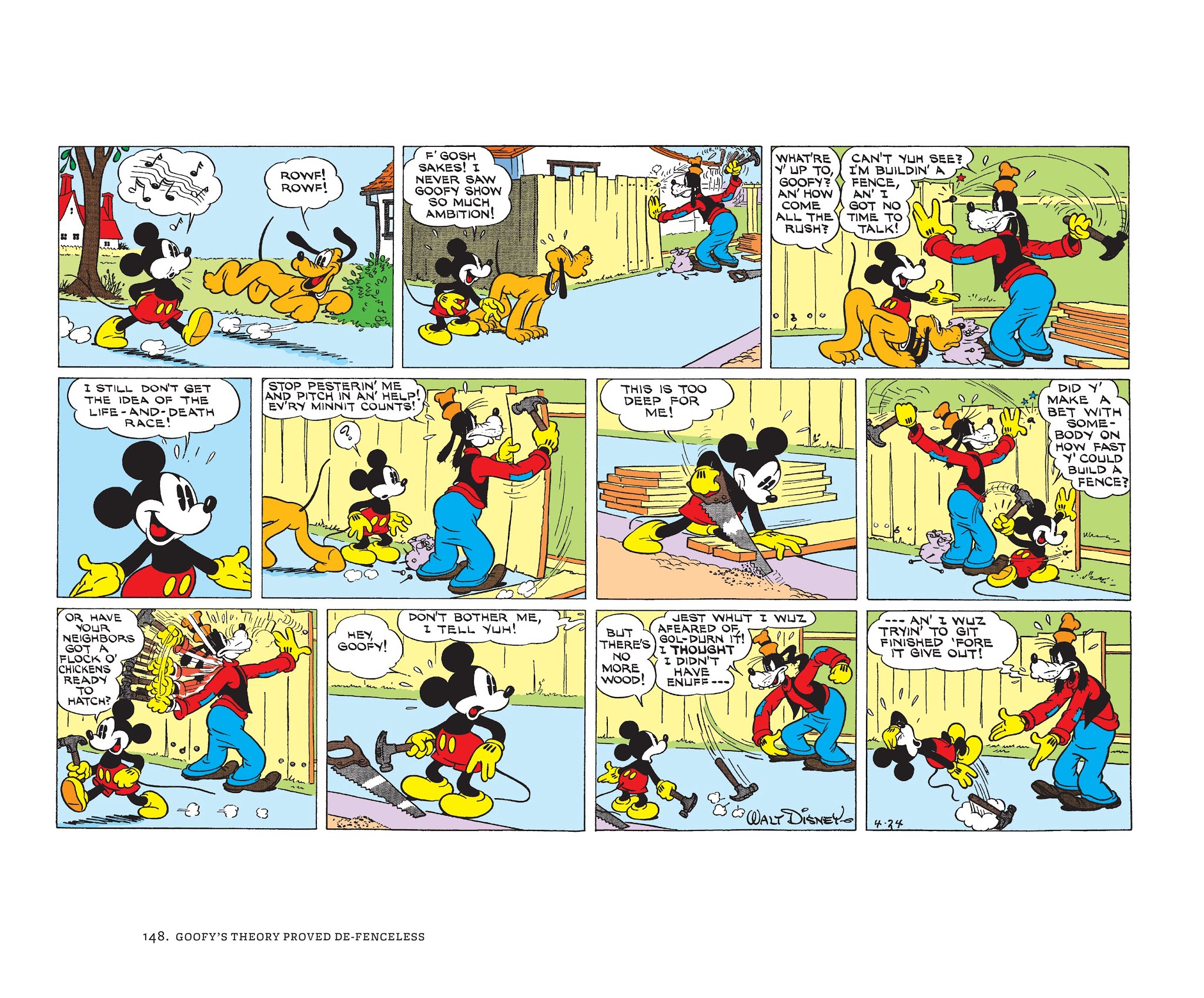 Read online Walt Disney's Mickey Mouse Color Sundays comic -  Issue # TPB 2 (Part 2) - 48