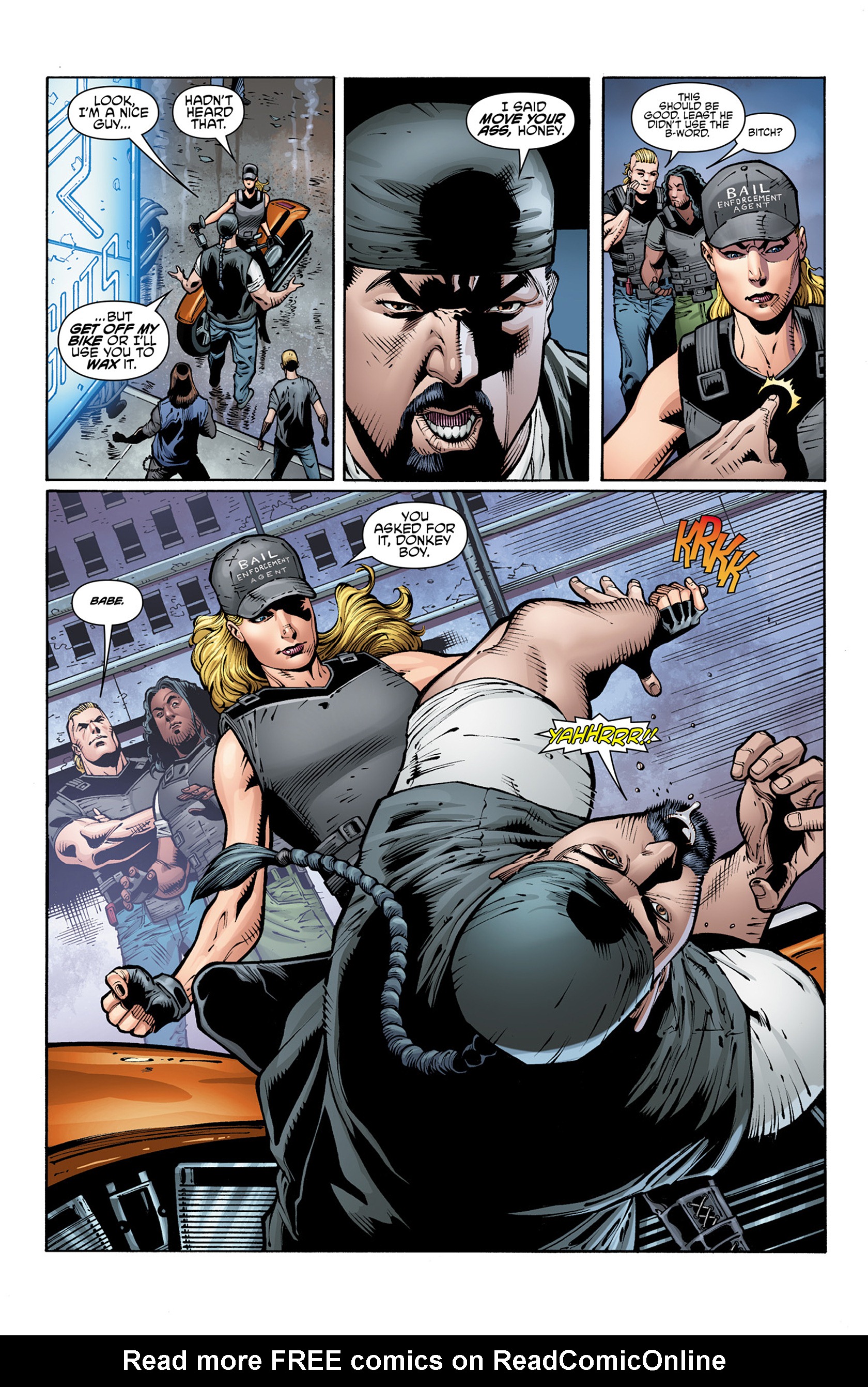 Read online Barb Wire (2015) comic -  Issue #1 - 5