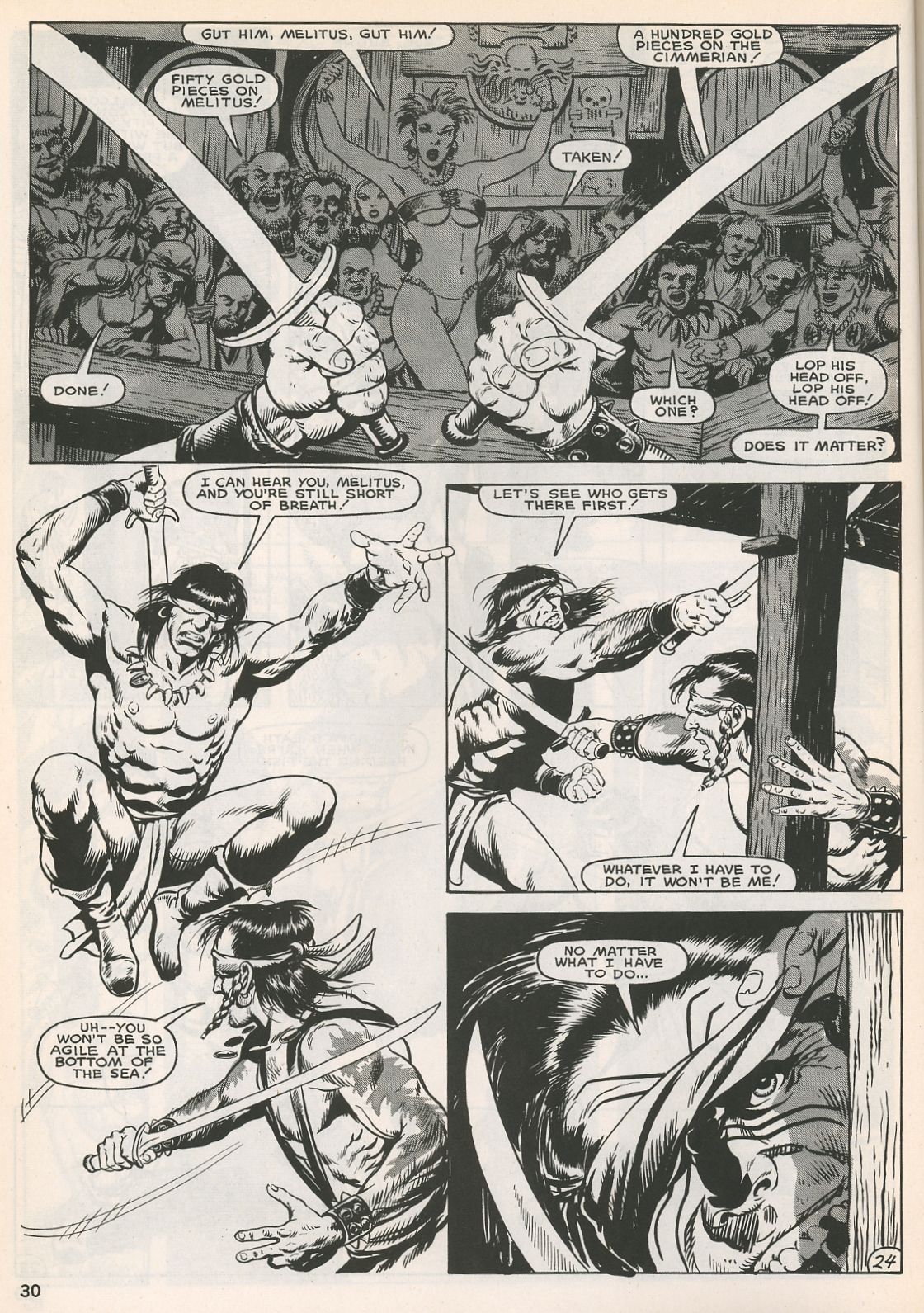 Read online The Savage Sword Of Conan comic -  Issue #129 - 29