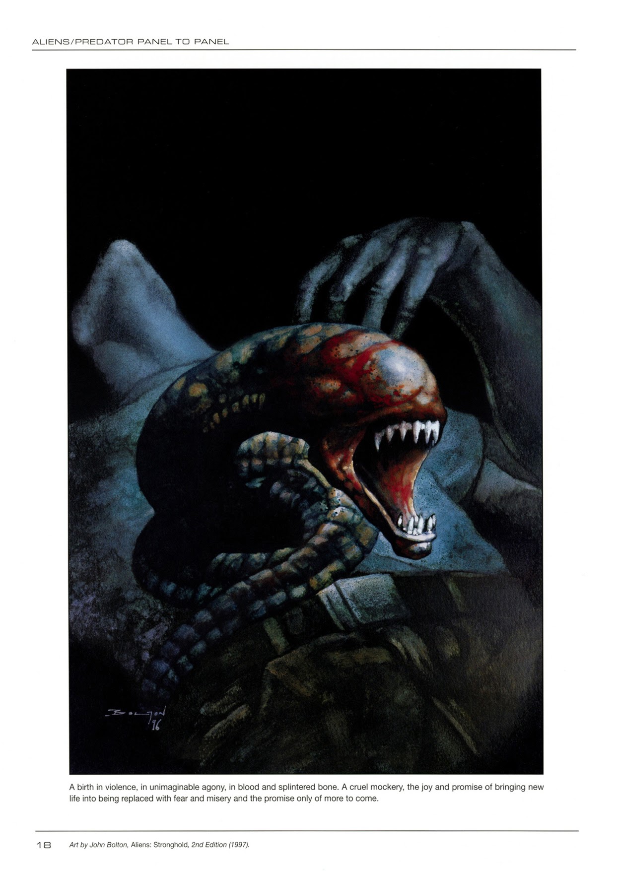 Read online Aliens/Predator: Panel to Panel comic -  Issue # TPB (Part 1) - 18
