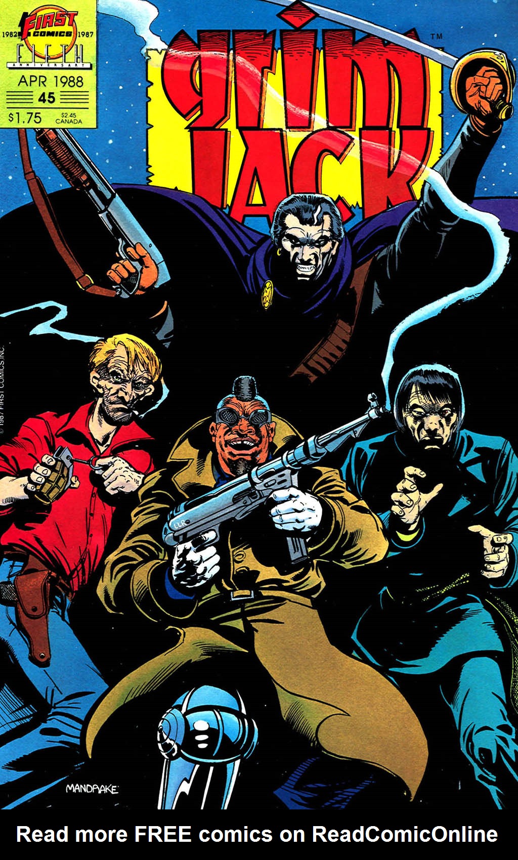 Read online Grimjack comic -  Issue #45 - 1