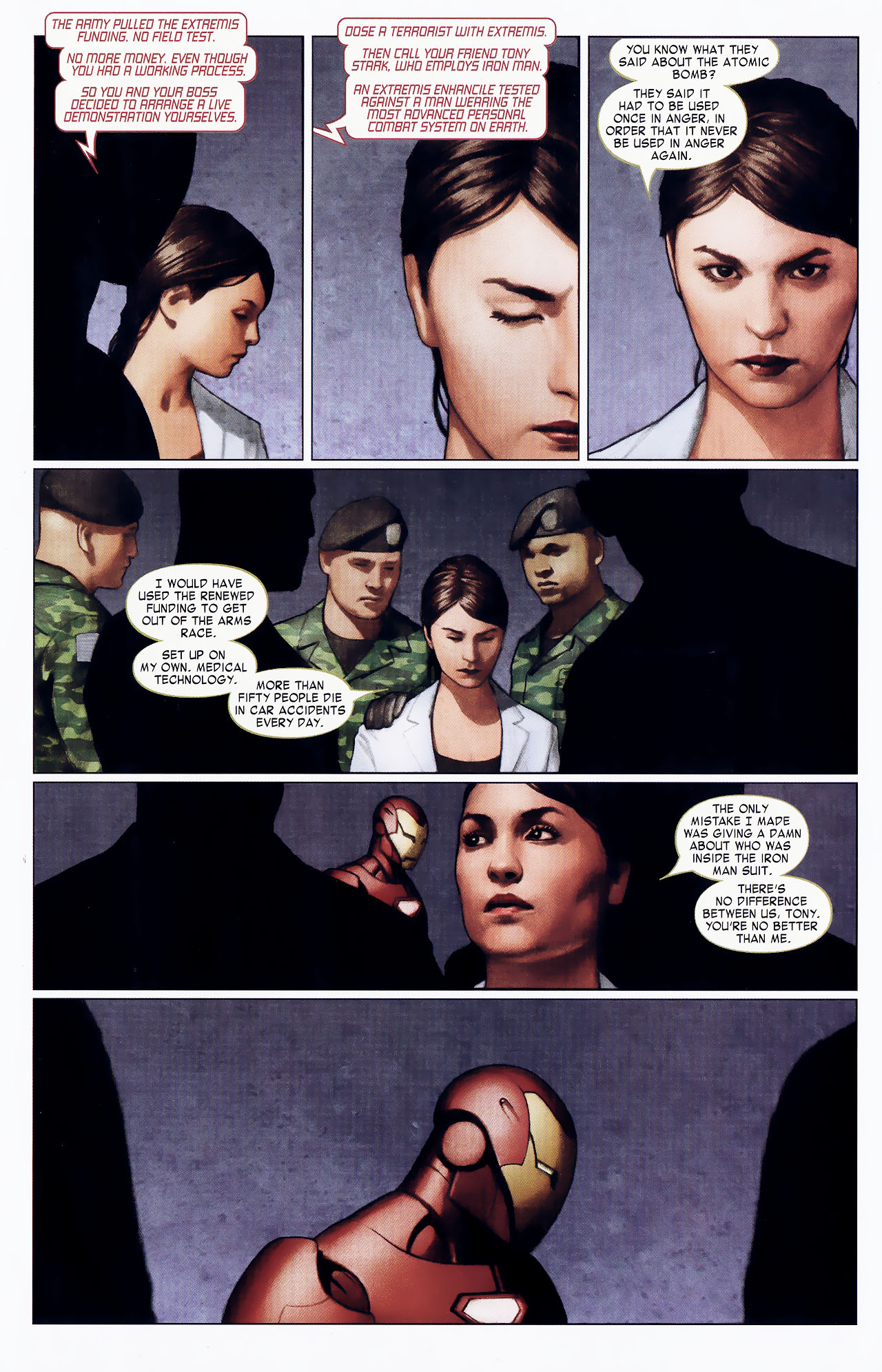Read online Iron Man: Extremis Director's Cut comic -  Issue #6 - 23