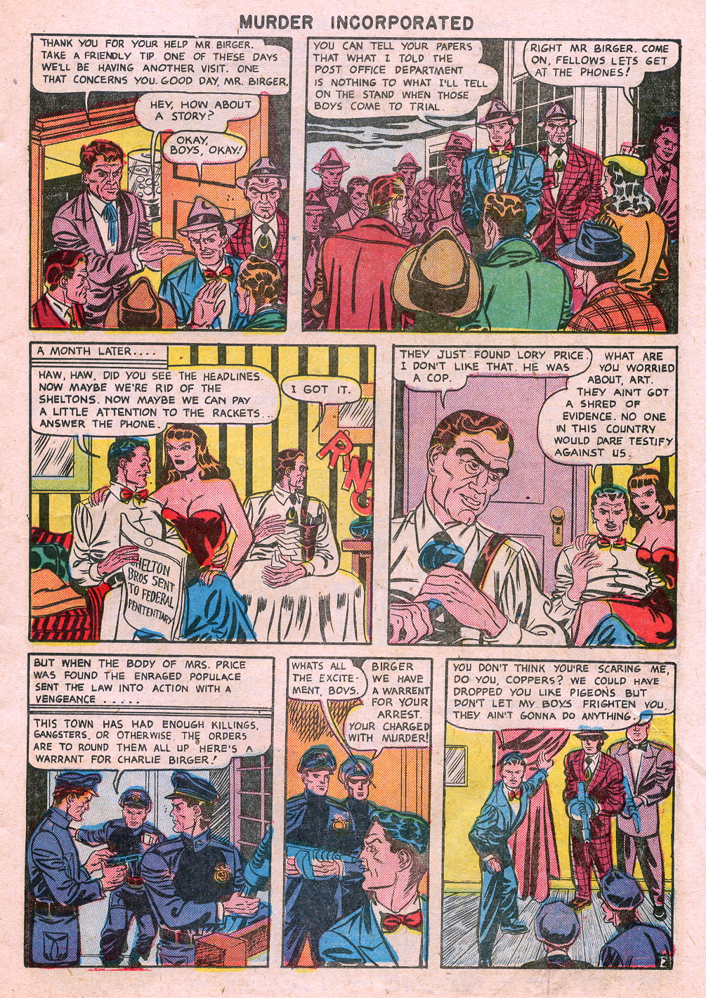 Read online Murder Incorporated (1948) comic -  Issue #1 - 13