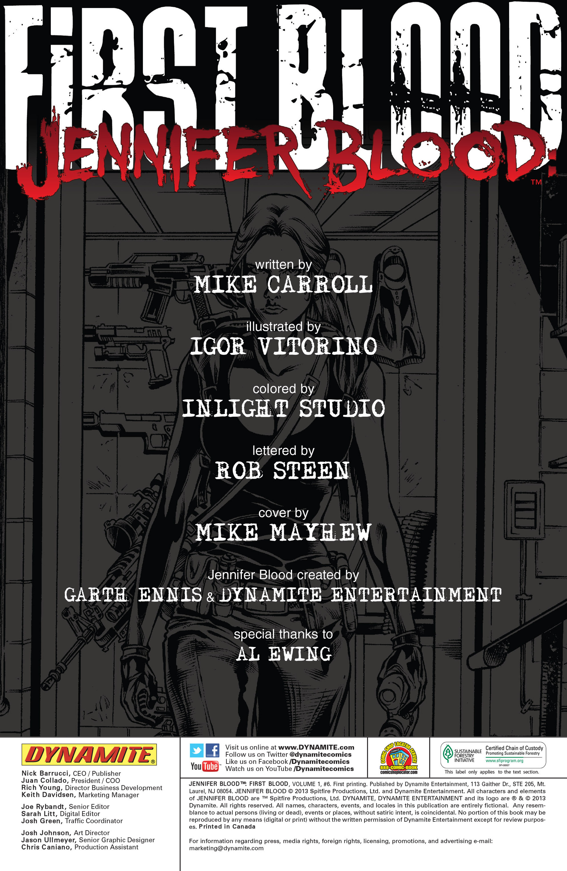 Read online Jennifer Blood: First Blood comic -  Issue #6 - 2