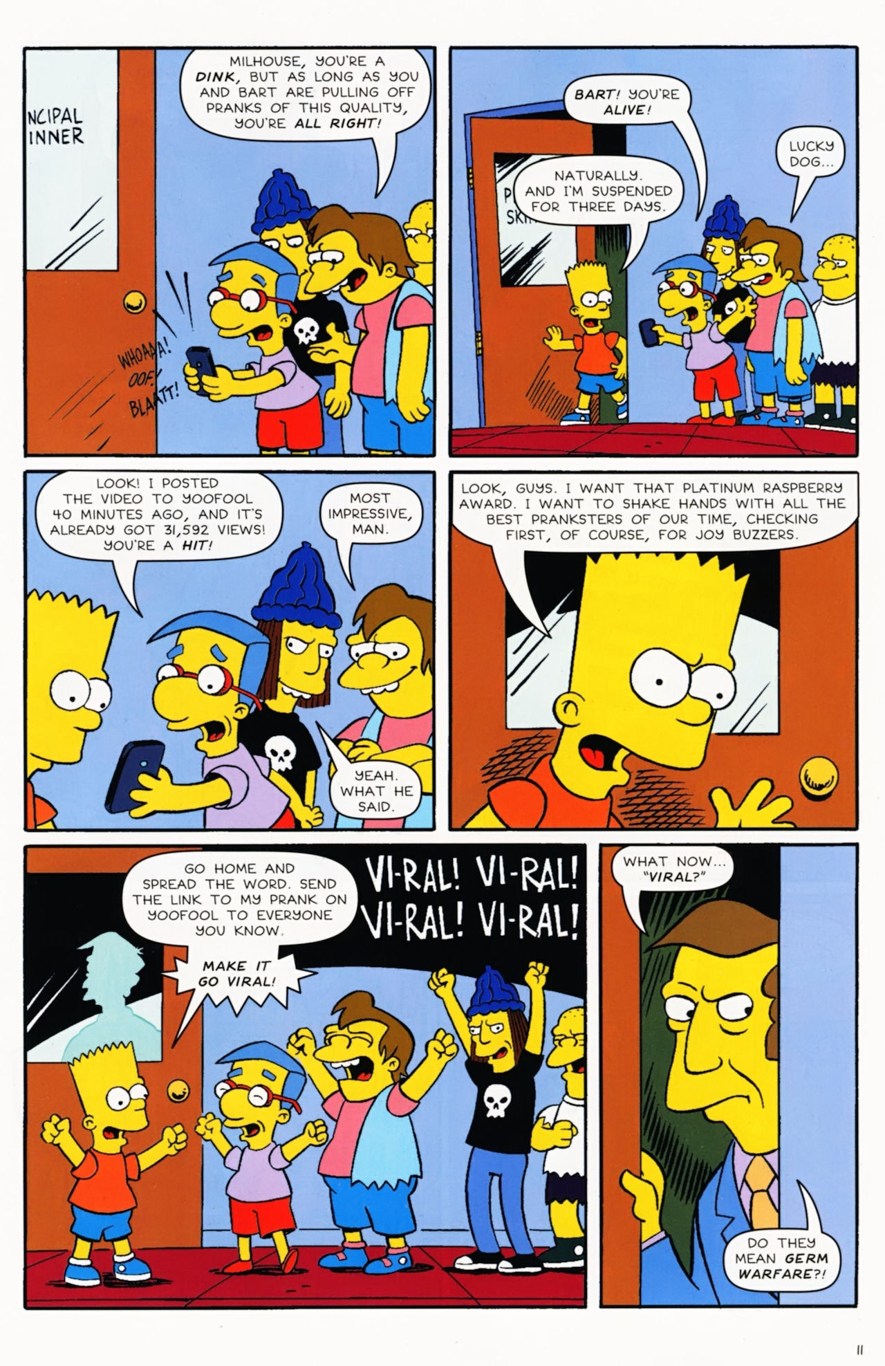 Read online Simpsons Comics Presents Bart Simpson comic -  Issue #58 - 12