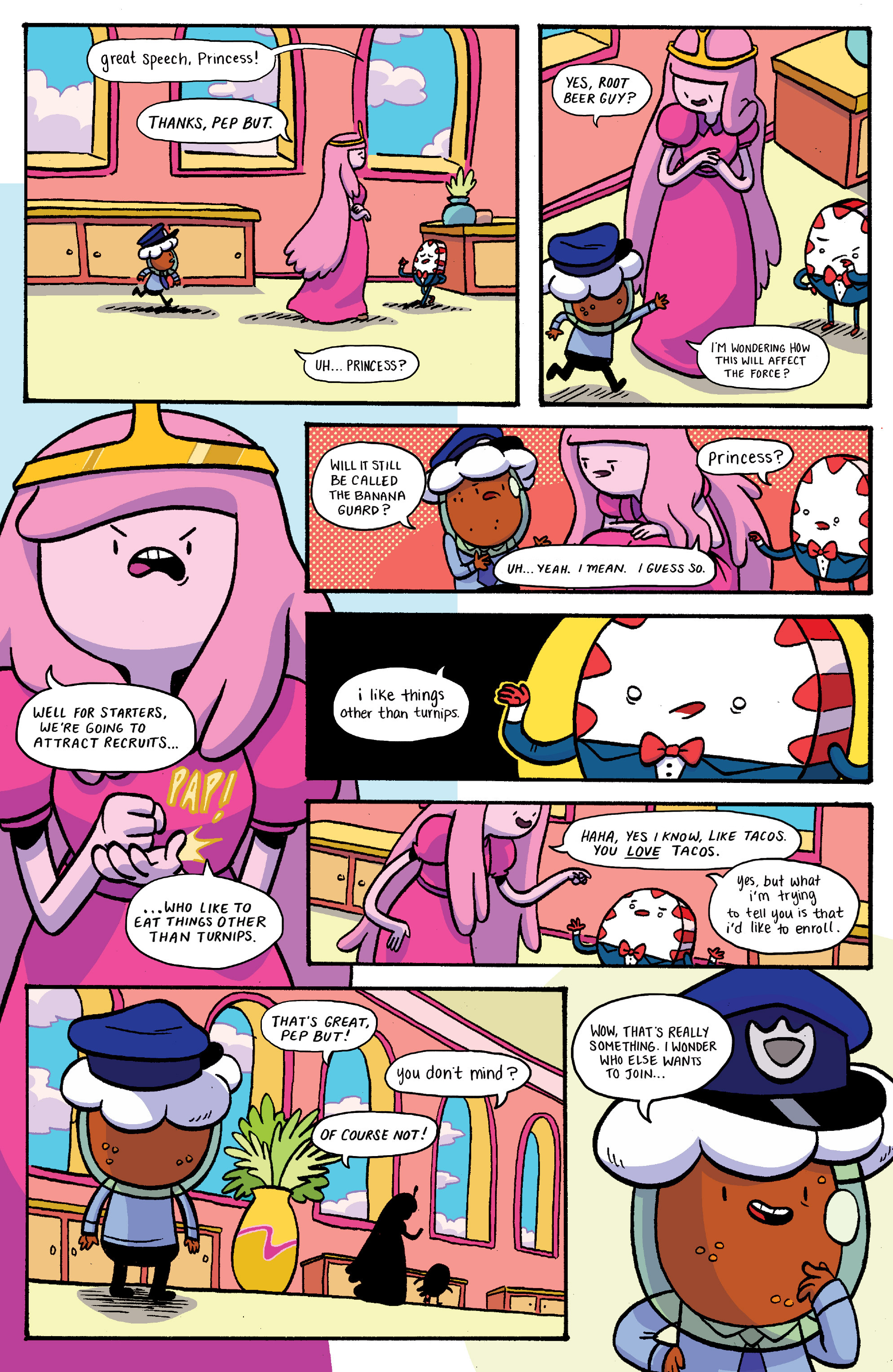 Read online Adventure Time: Banana Guard Academ comic -  Issue #1 - 7