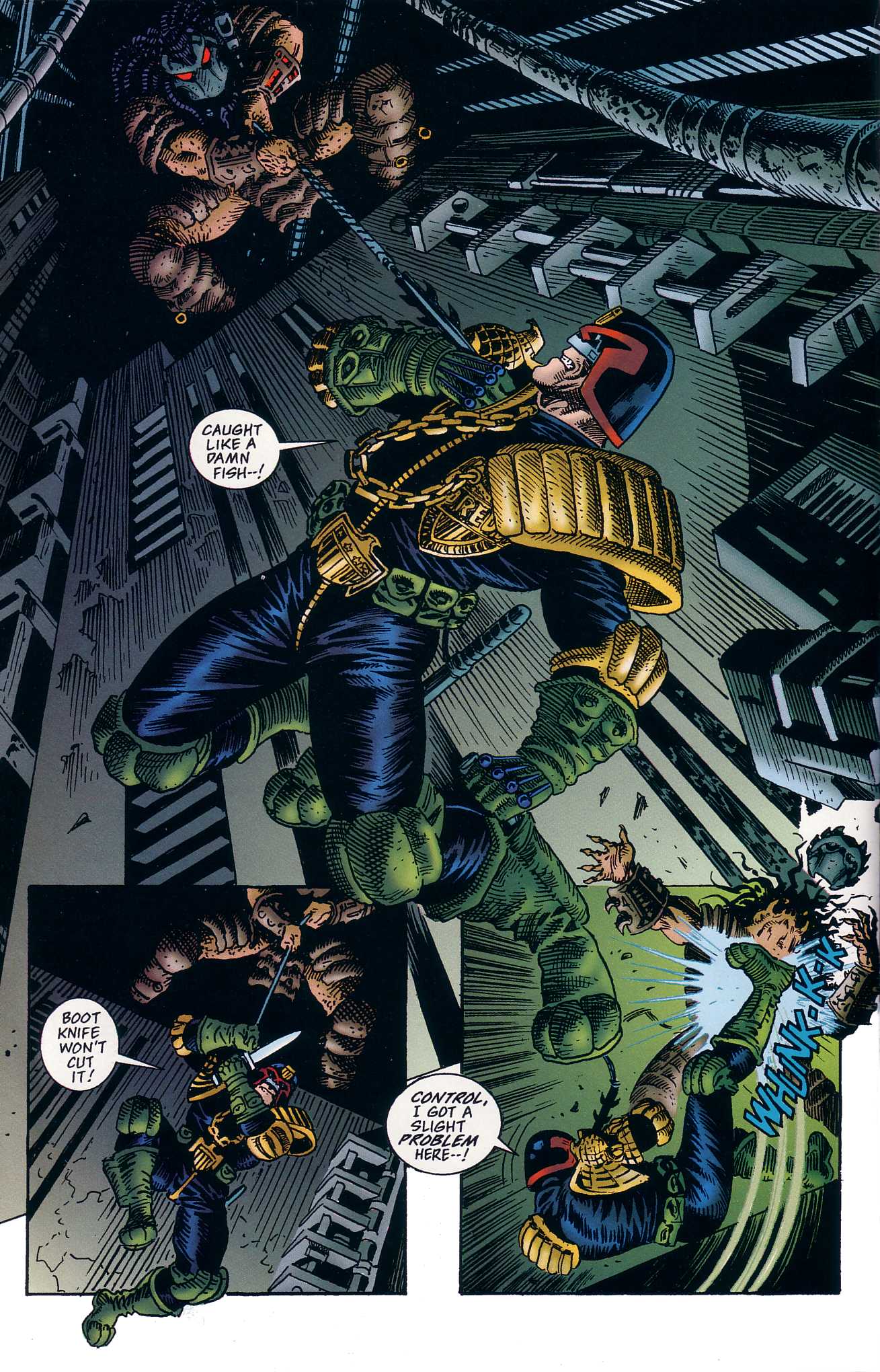 Read online Predator Versus Judge Dredd comic -  Issue #1 - 16