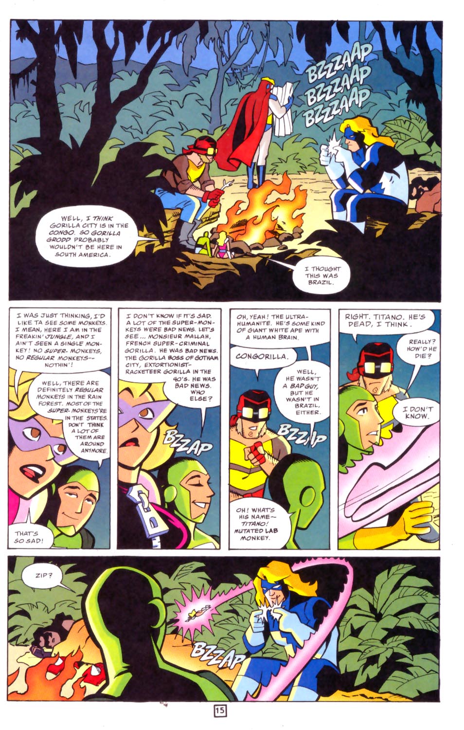 Read online Young Heroes in Love comic -  Issue #10 - 17