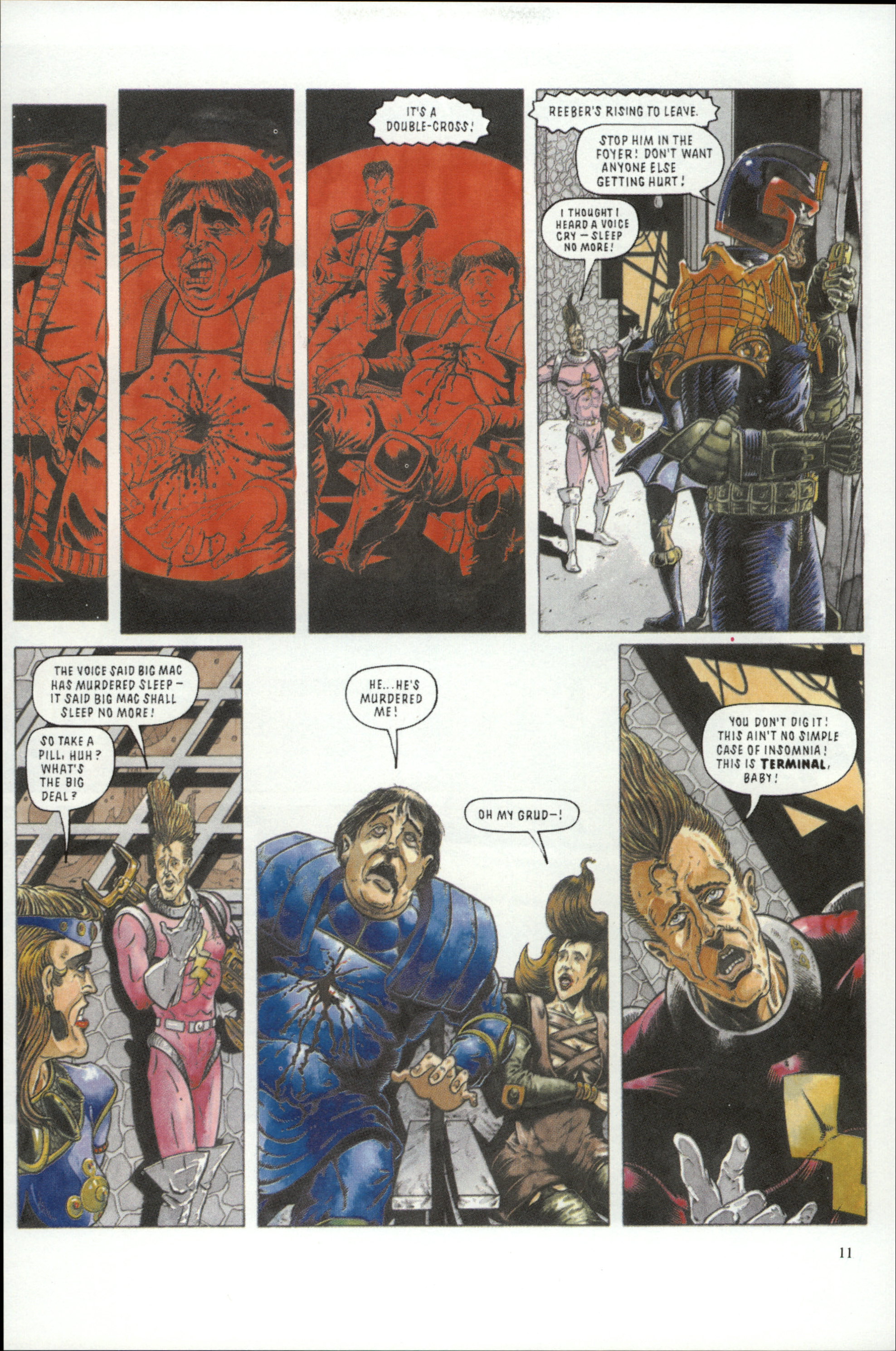 Read online Dredd Rules! comic -  Issue #13 - 13