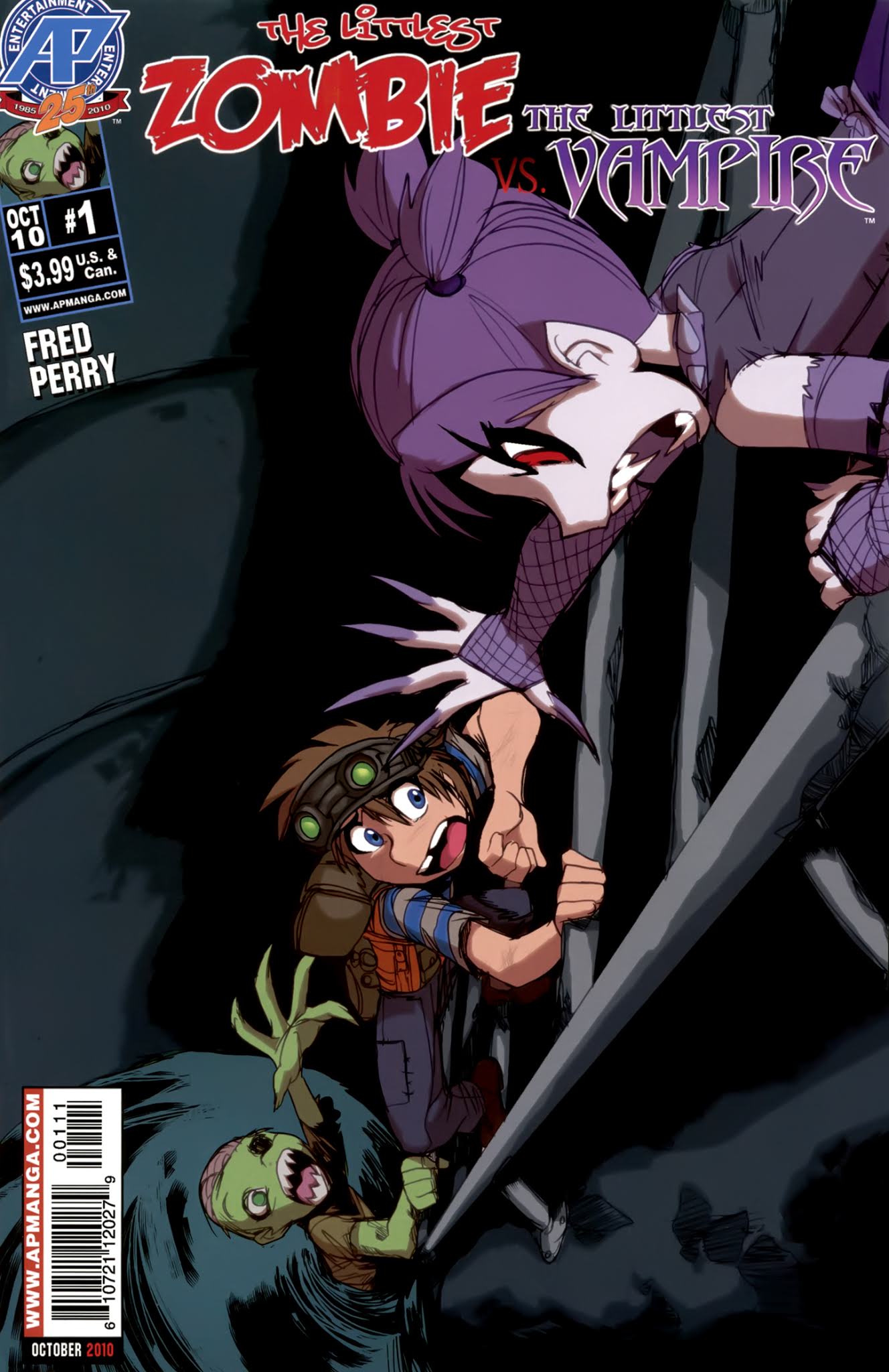 Read online The Littlest Zombie vs The Littlest Vampire comic -  Issue # Full - 1