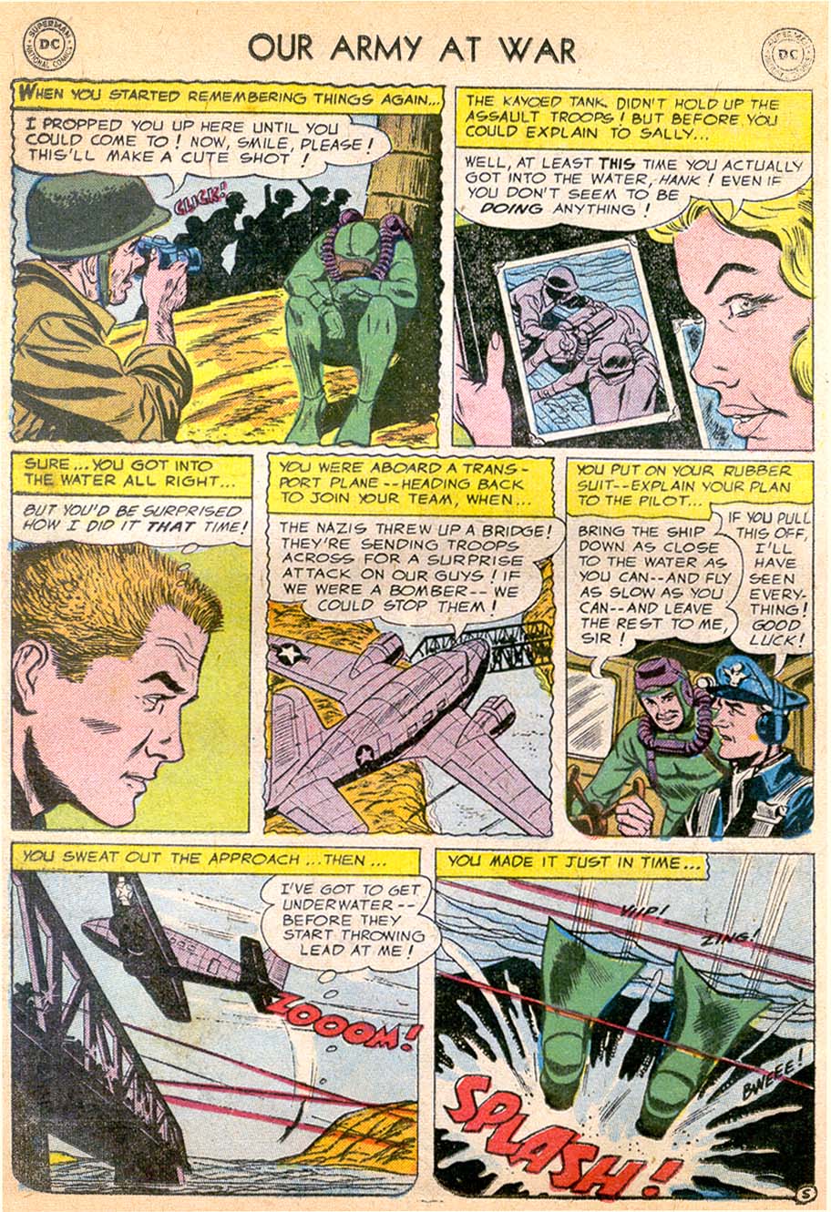 Read online Our Army at War (1952) comic -  Issue #45 - 16