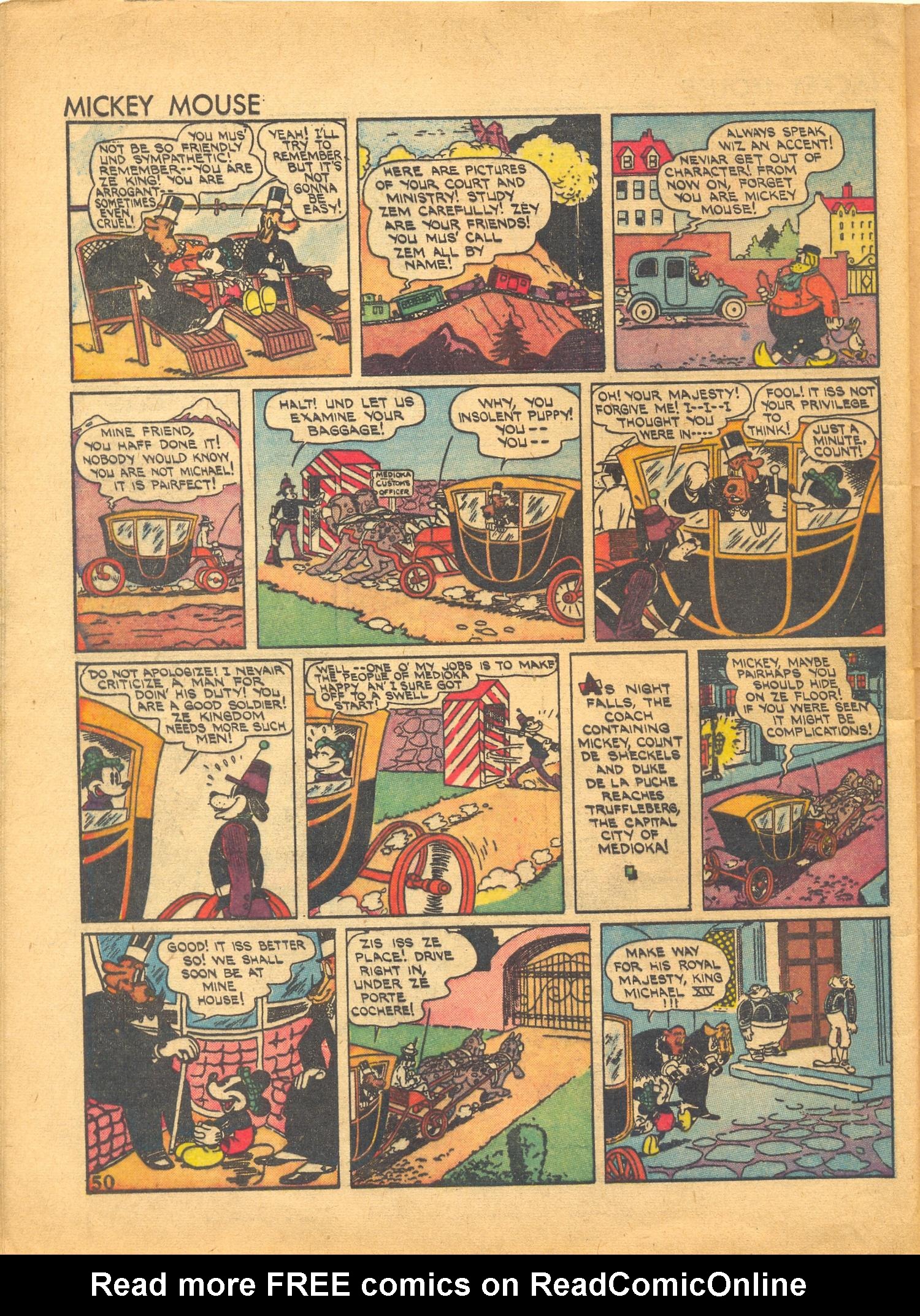 Read online Walt Disney's Comics and Stories comic -  Issue #6 - 52