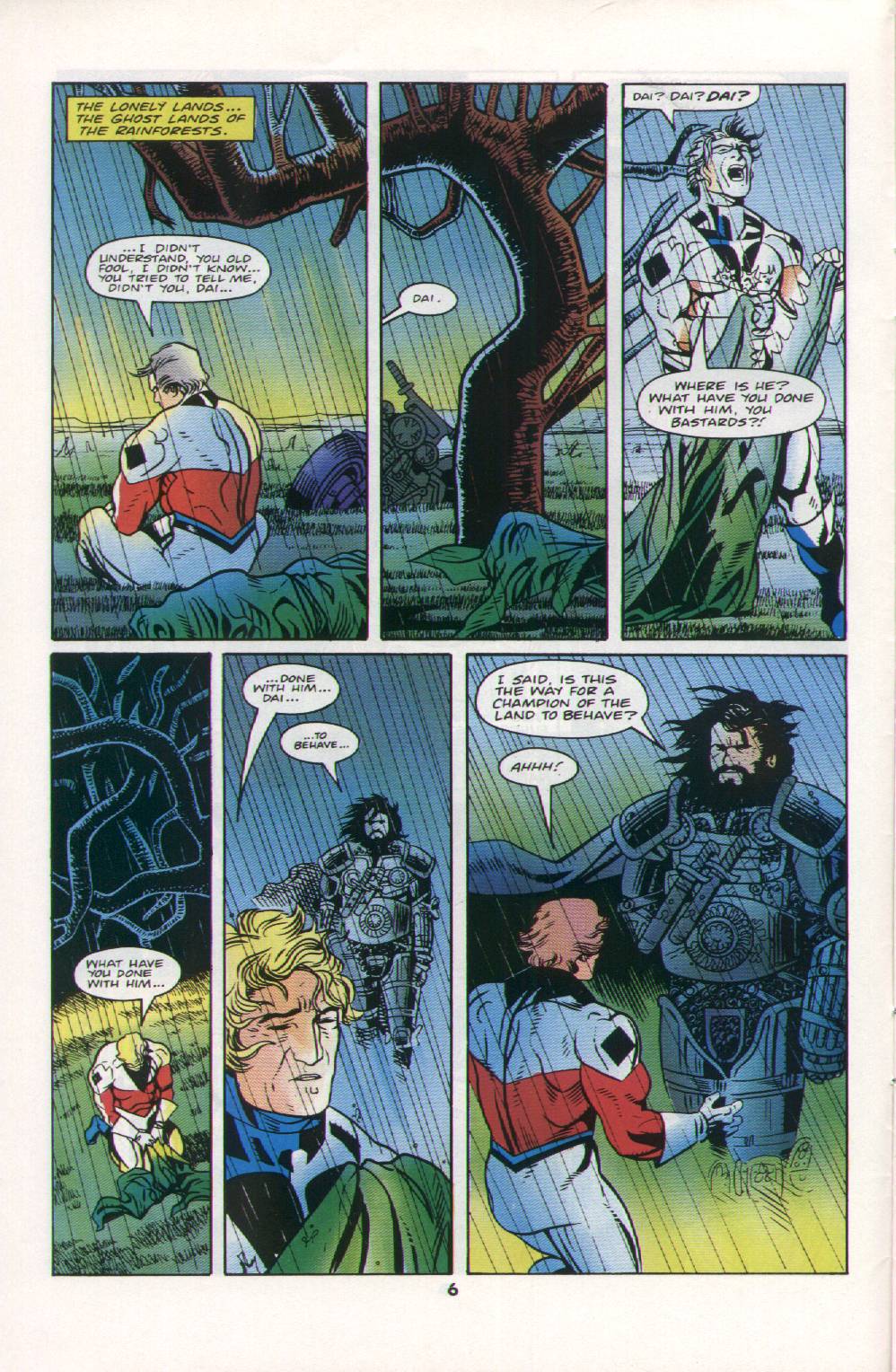 Read online The Knights of Pendragon comic -  Issue #6 - 6