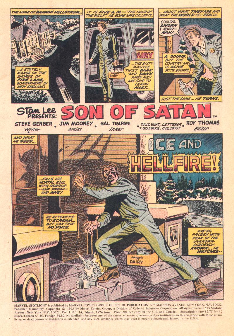 Read online Marvel Spotlight (1971) comic -  Issue #14 - 3