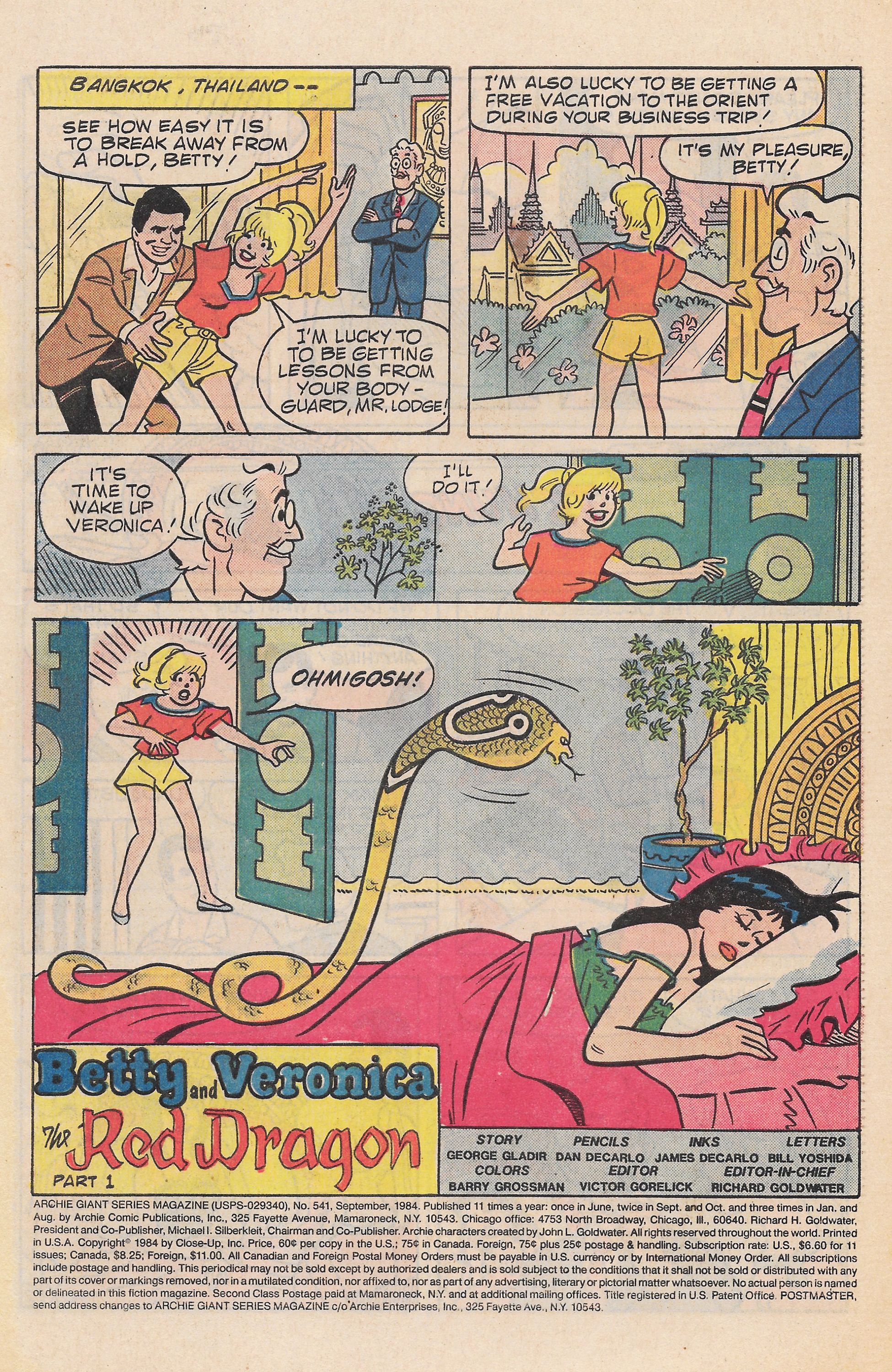 Read online Archie Giant Series Magazine comic -  Issue #541 - 3