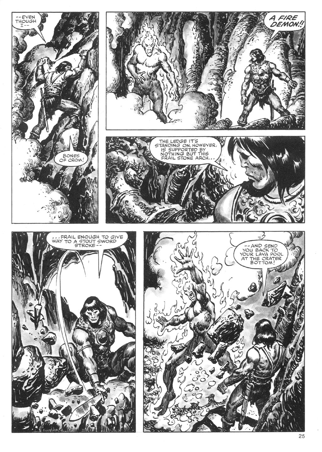 Read online The Savage Sword Of Conan comic -  Issue #87 - 25