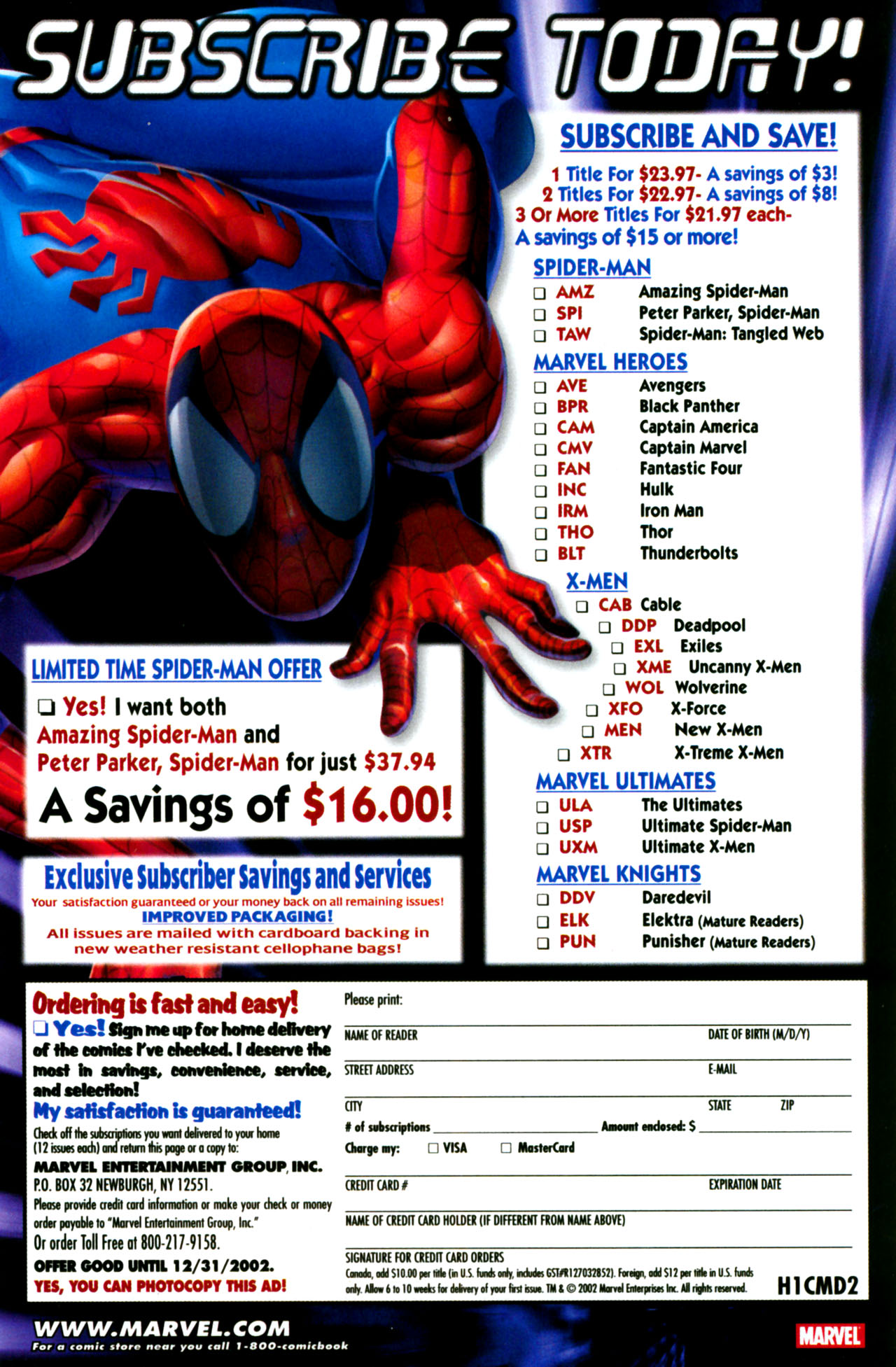 Read online Ultimate Marvel Team-Up comic -  Issue #14 - 32