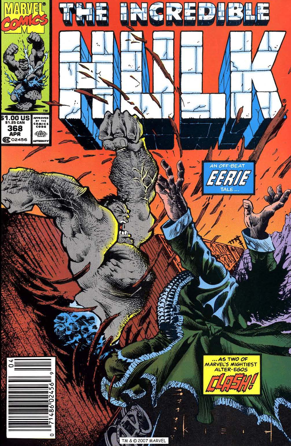 Read online The Incredible Hulk (1968) comic -  Issue #368 - 1