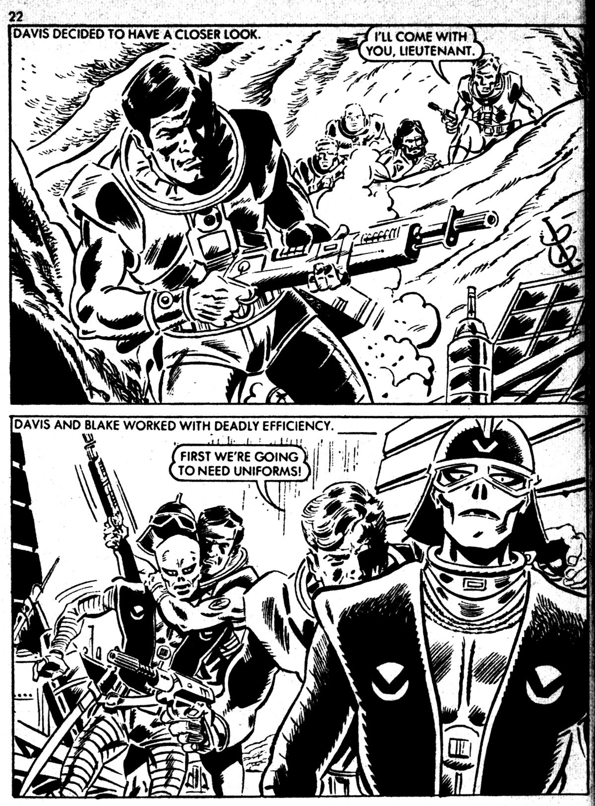 Read online Starblazer comic -  Issue #17 - 22