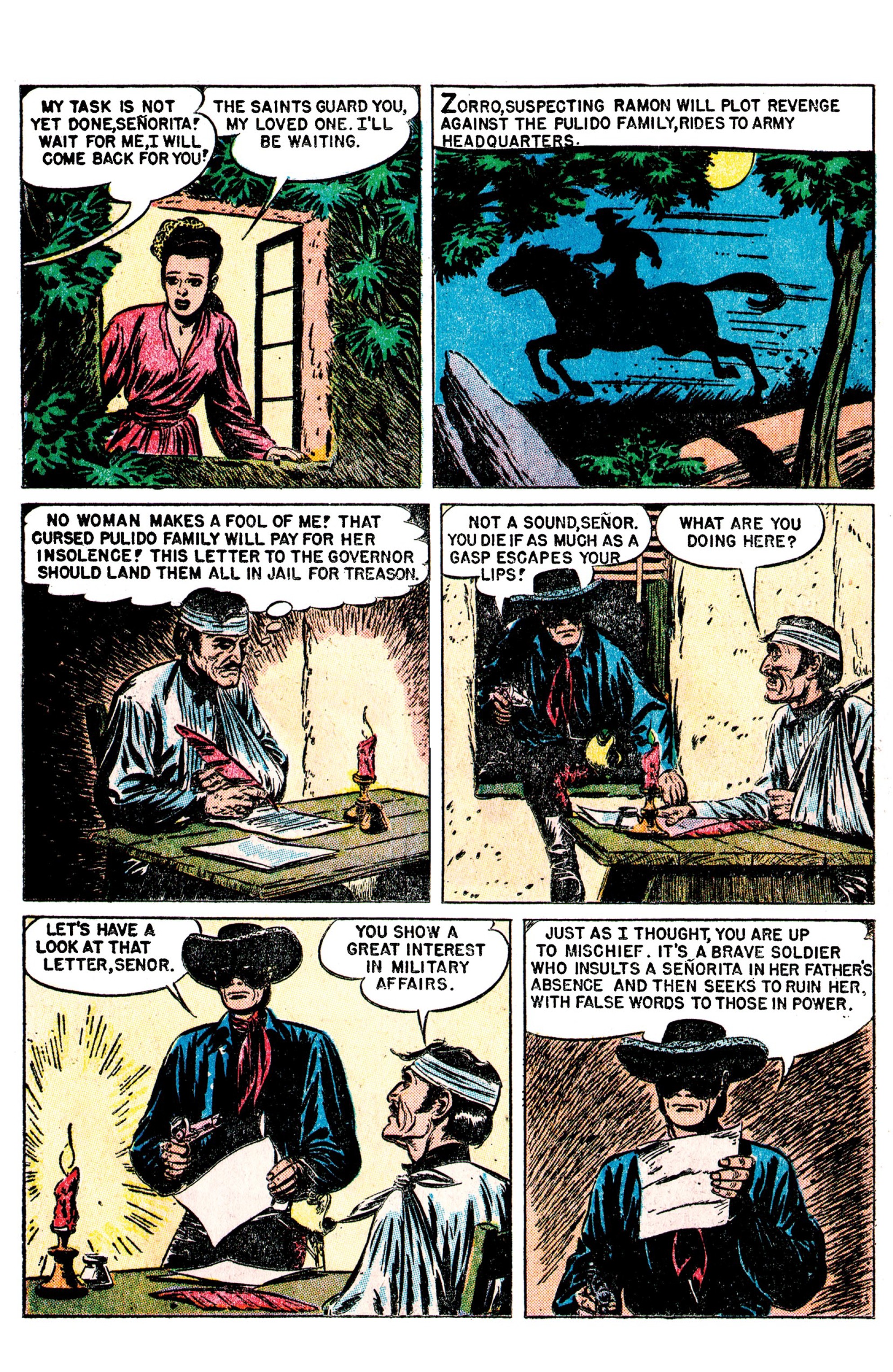 Read online AM Archives: The Mark of Zorro #1 1949 Dell Edition comic -  Issue #1 1949 Dell Edition Full - 20
