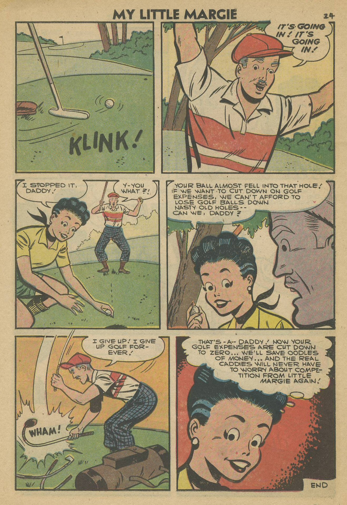 Read online My Little Margie (1954) comic -  Issue #16 - 26